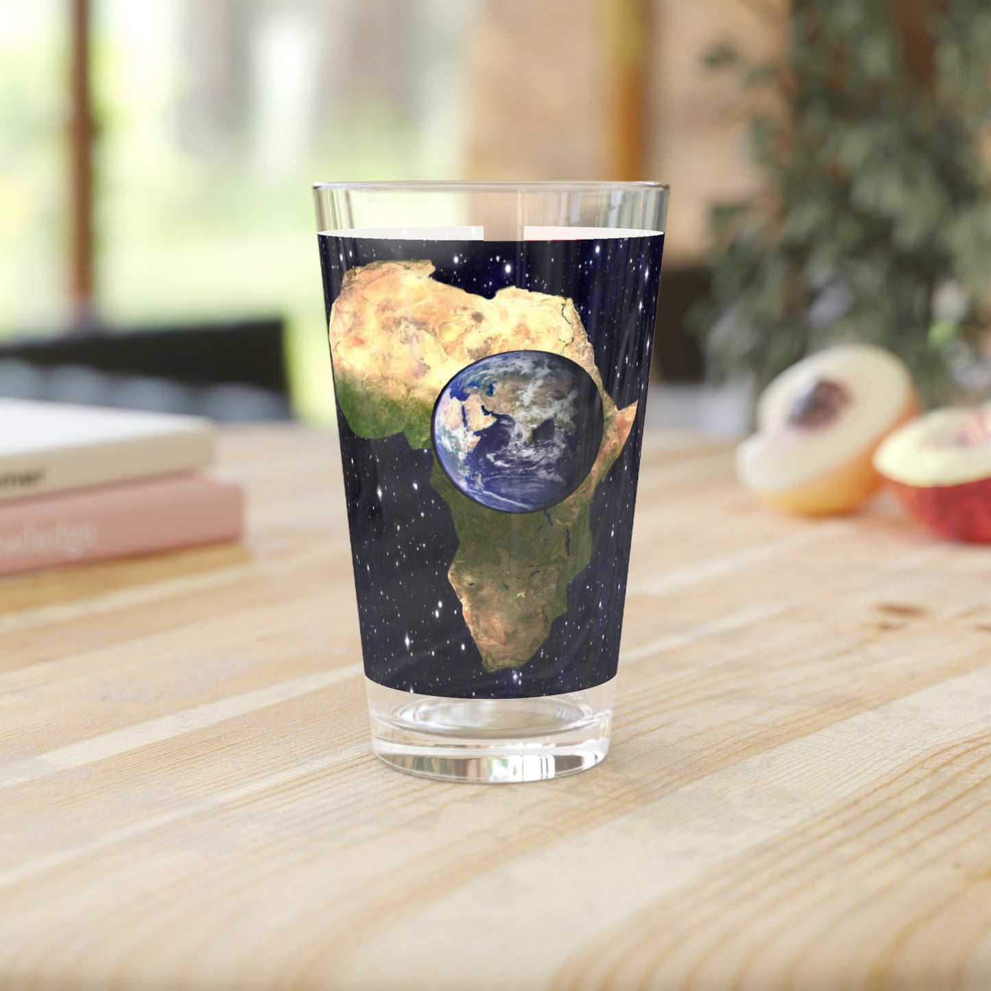 Earth In Africa Pint Glass, 16oz