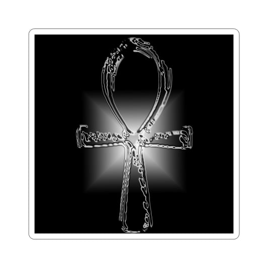 Glass Ankh Die-Cut Stickers