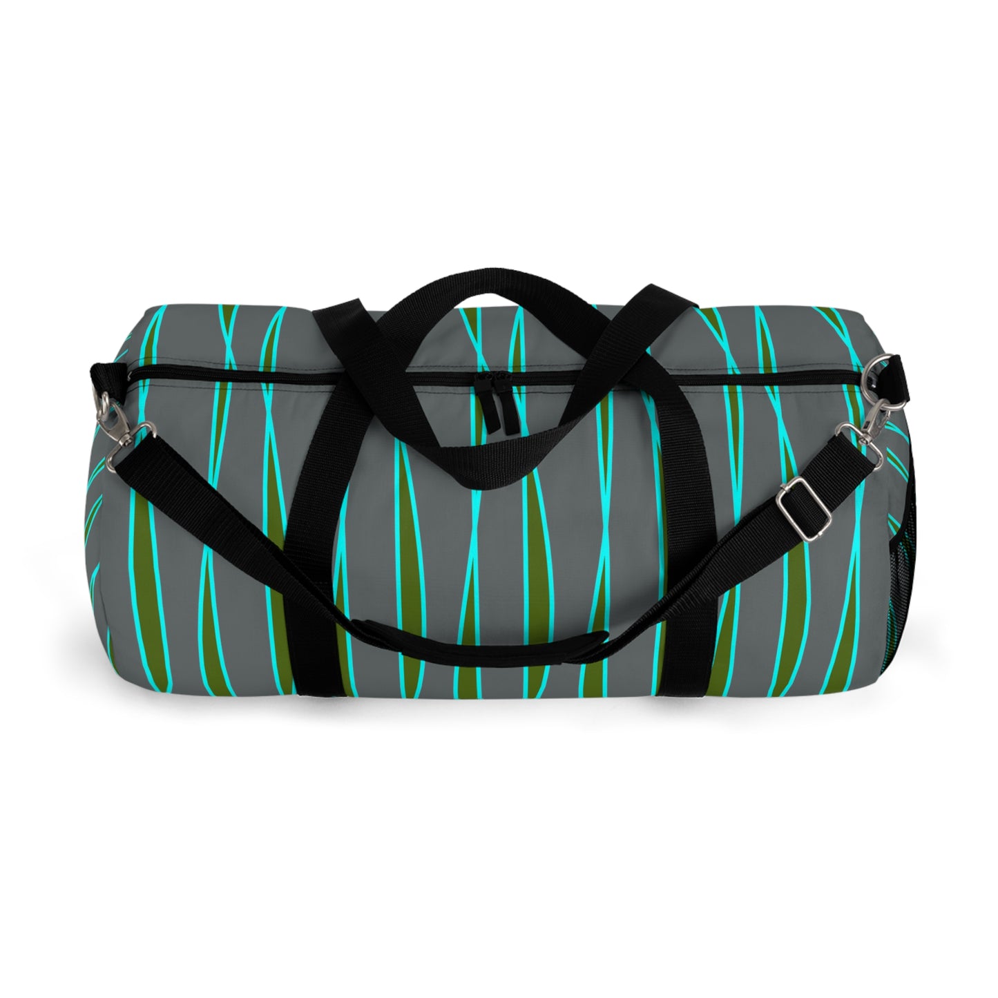 Light Ribbons (Gray) Duffel Bag