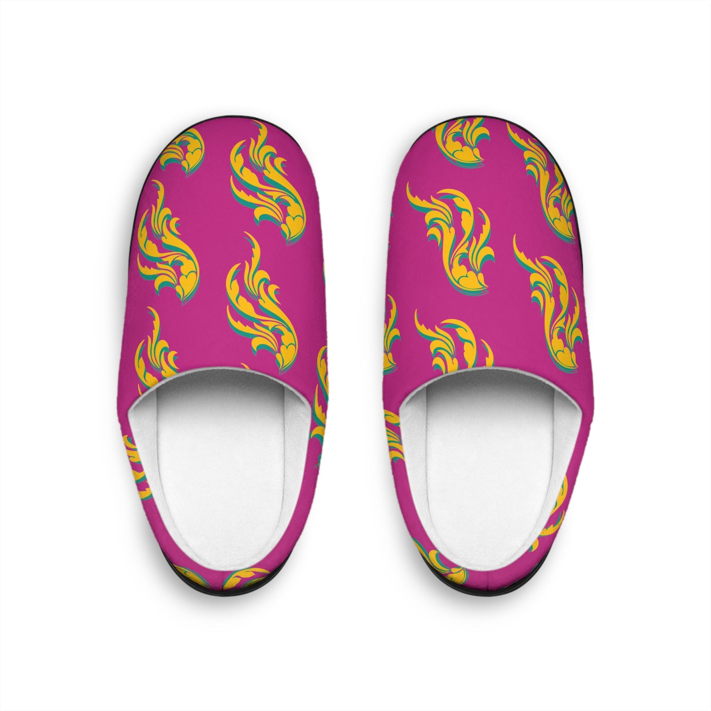 Heated Pink Women's Indoor Slippers