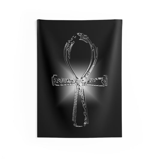 Glass Ankh Wall Tapestry