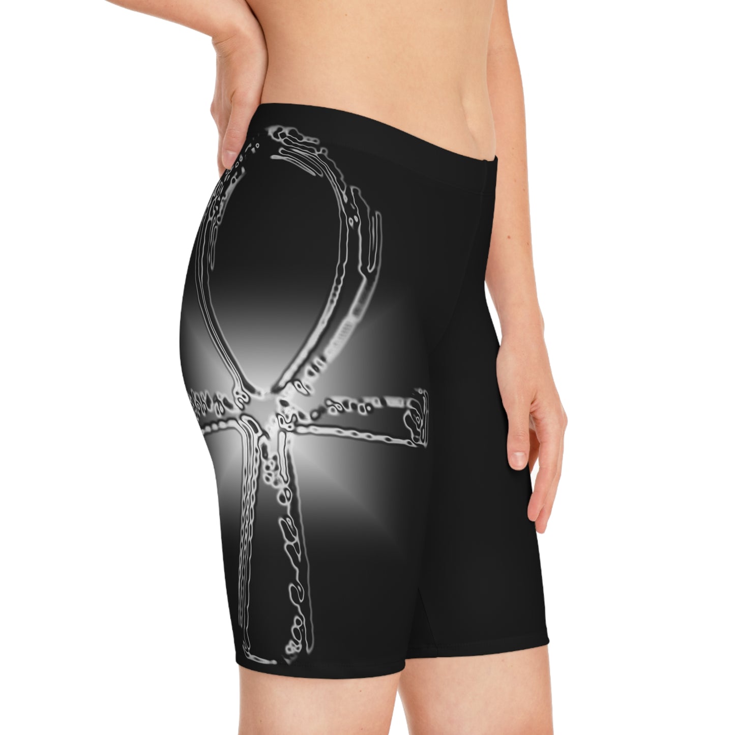 Glass  Ankh Women's Bike Shorts (AOP)