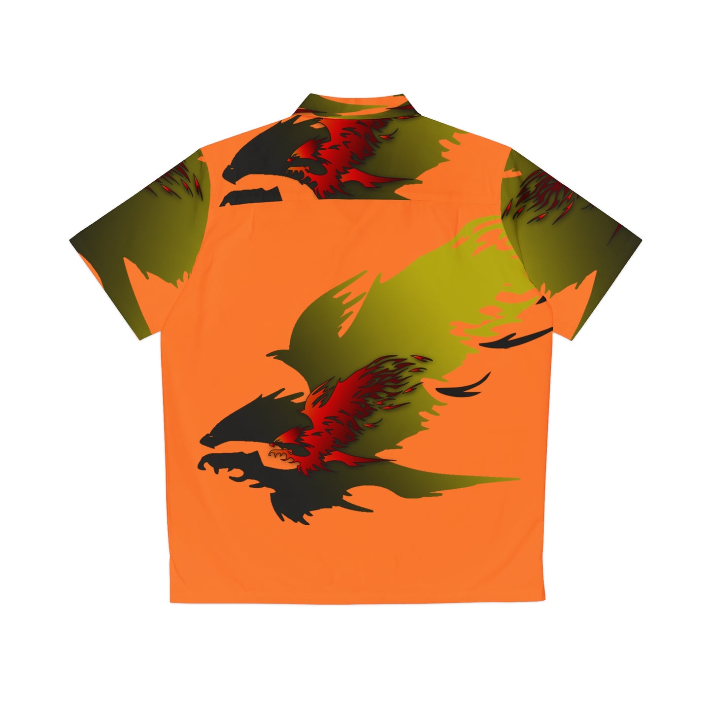 Twin Fire Birds Men's Hawaiian Shirt