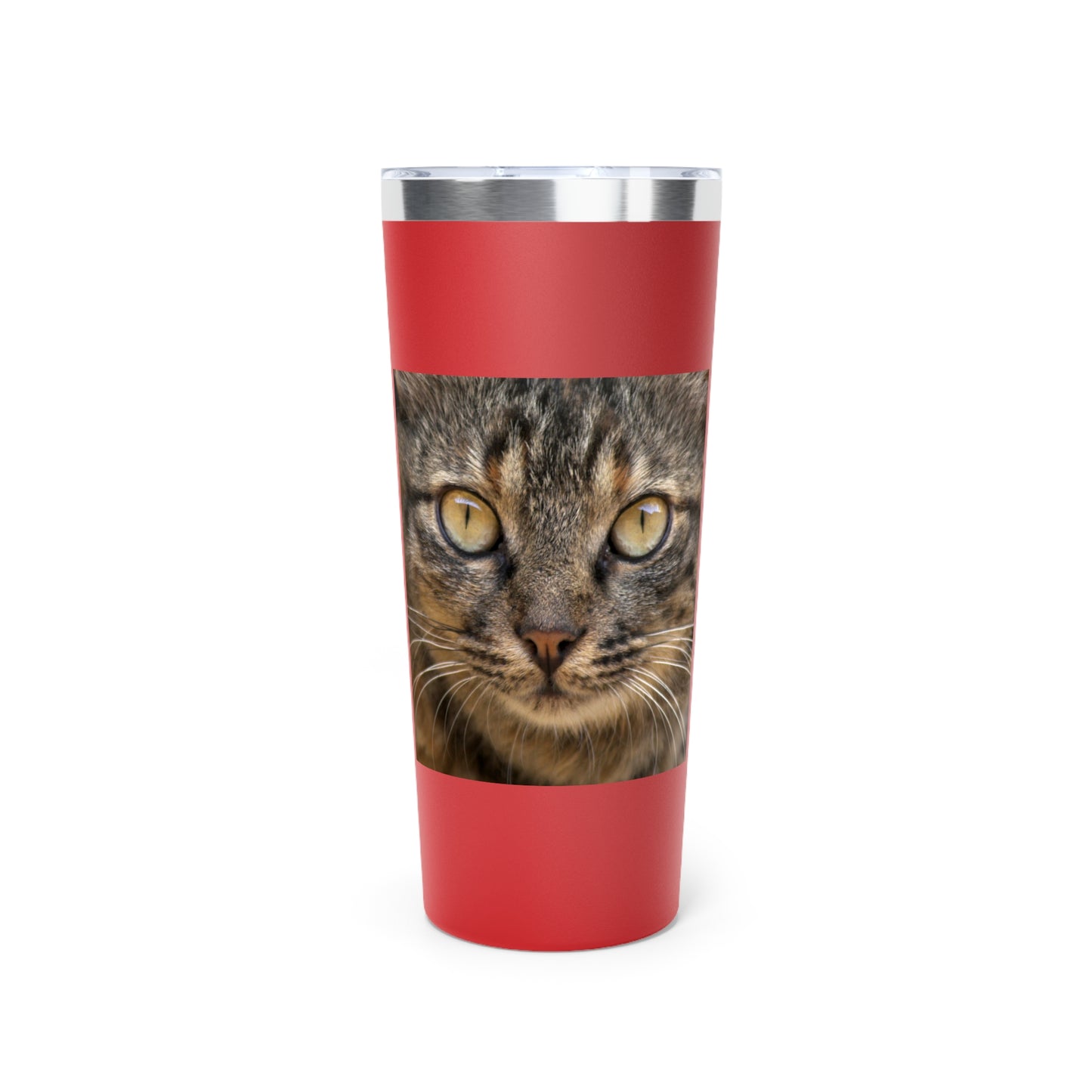 Cat Face  Copper Vacuum Insulated Tumbler, 22oz