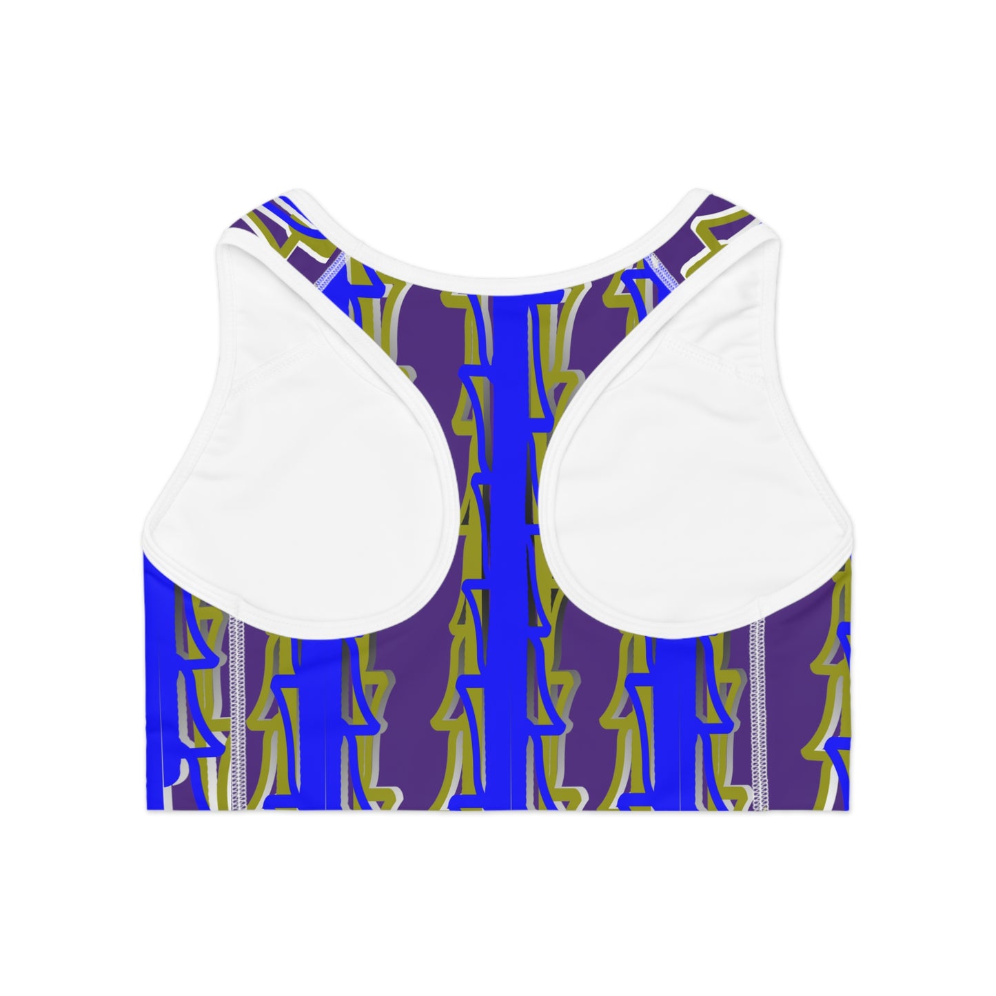 Tea For  2 ( Purple ) Sports Bra (AOP)