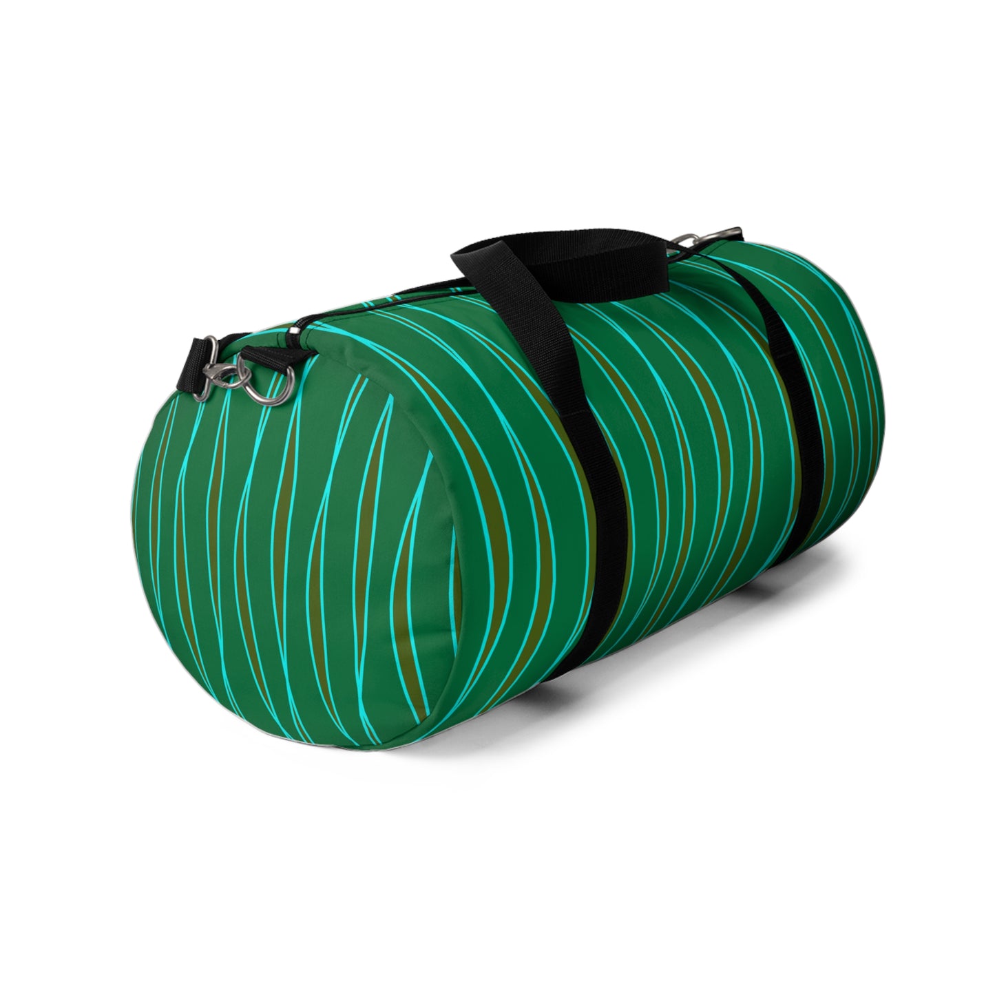 Light Ribbons (Green) Duffel Bag