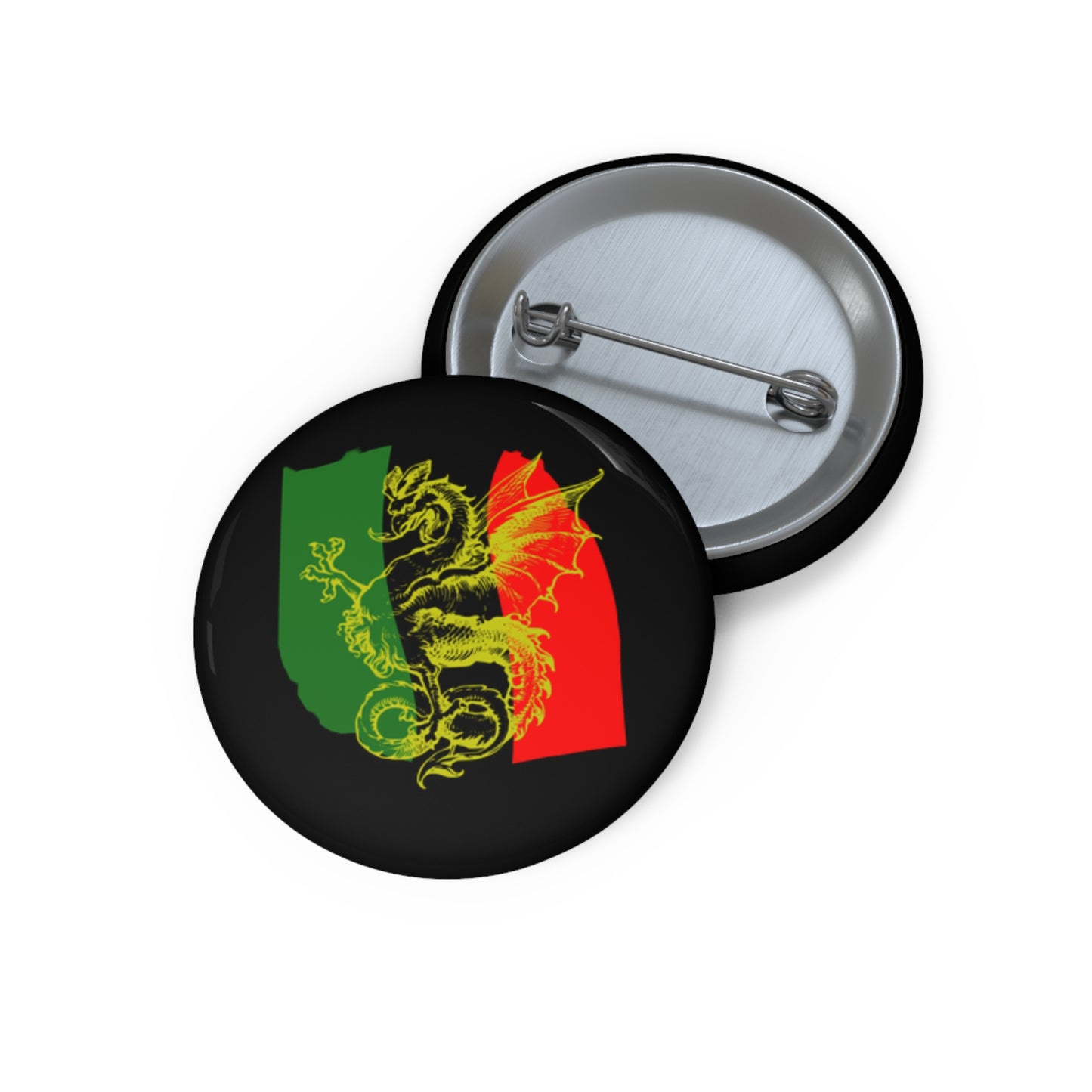 Pan African Flag Griffith Pin Buttons