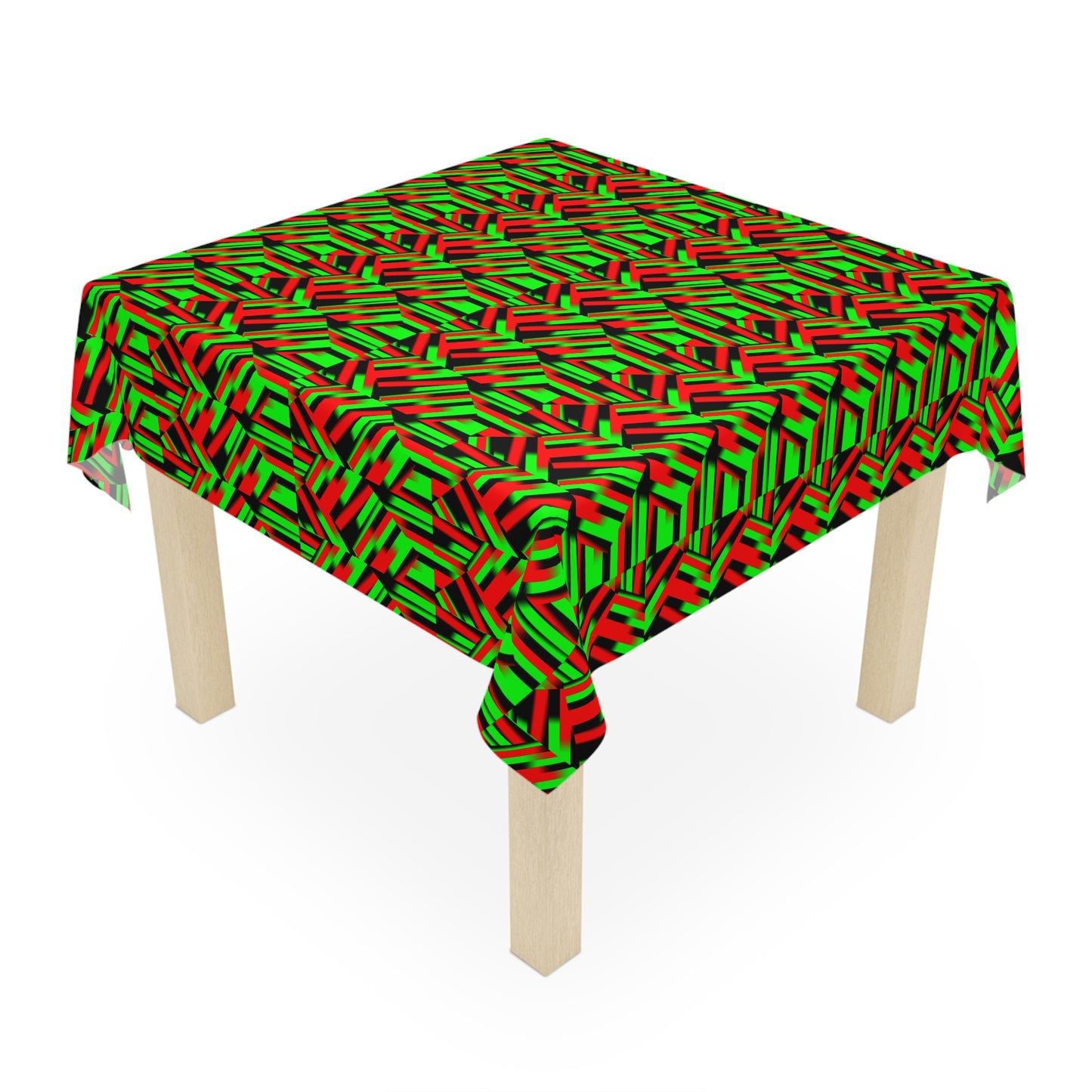 Afro Strips Tablecloth