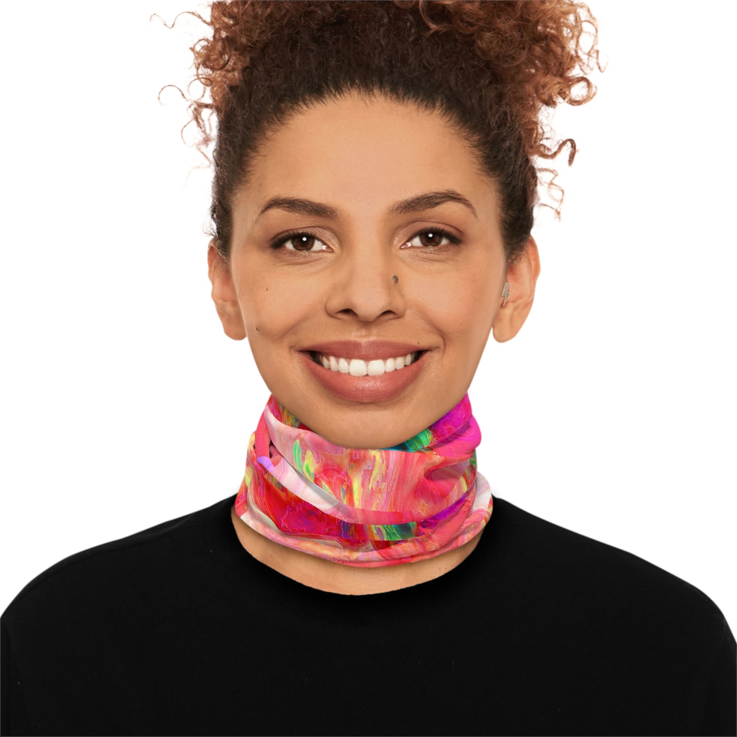 Red Mix  Midweight Neck Gaiter