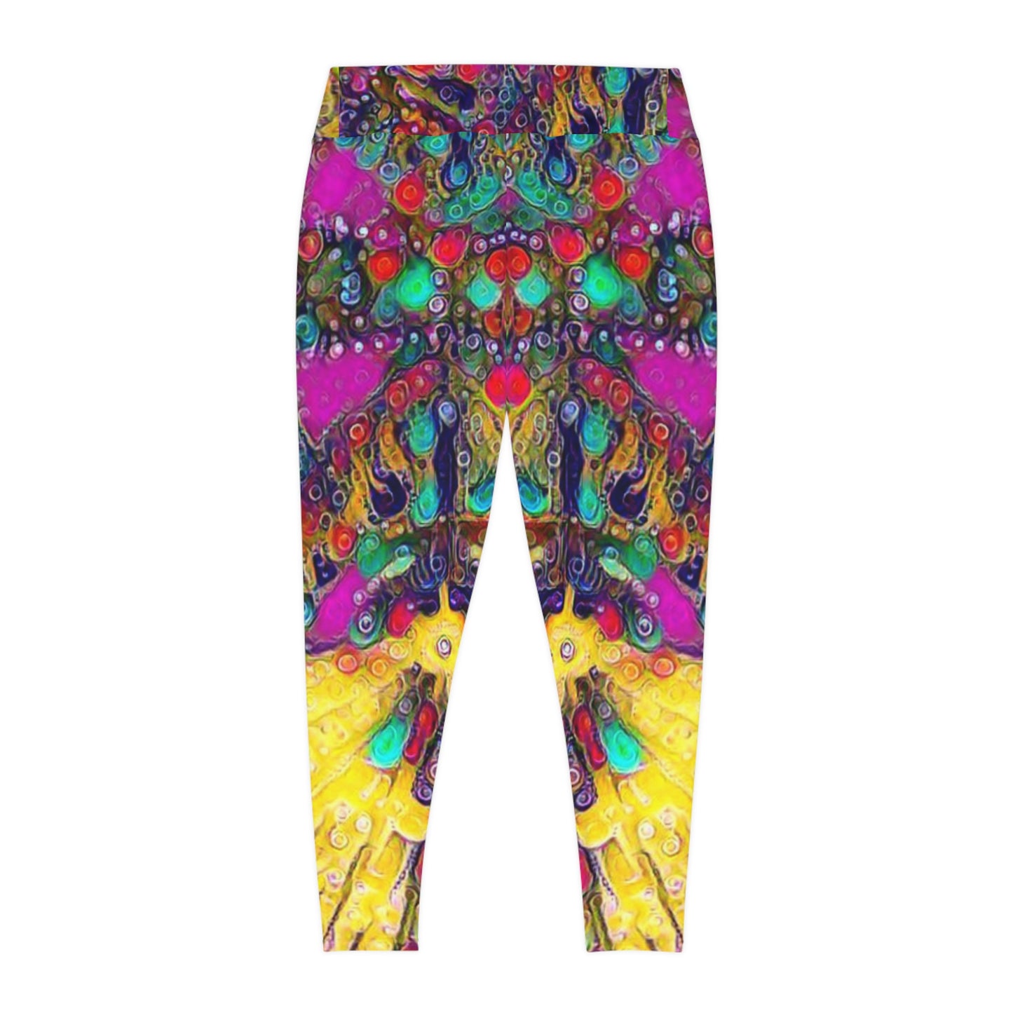 Yellow Sparks Plus Size Leggings