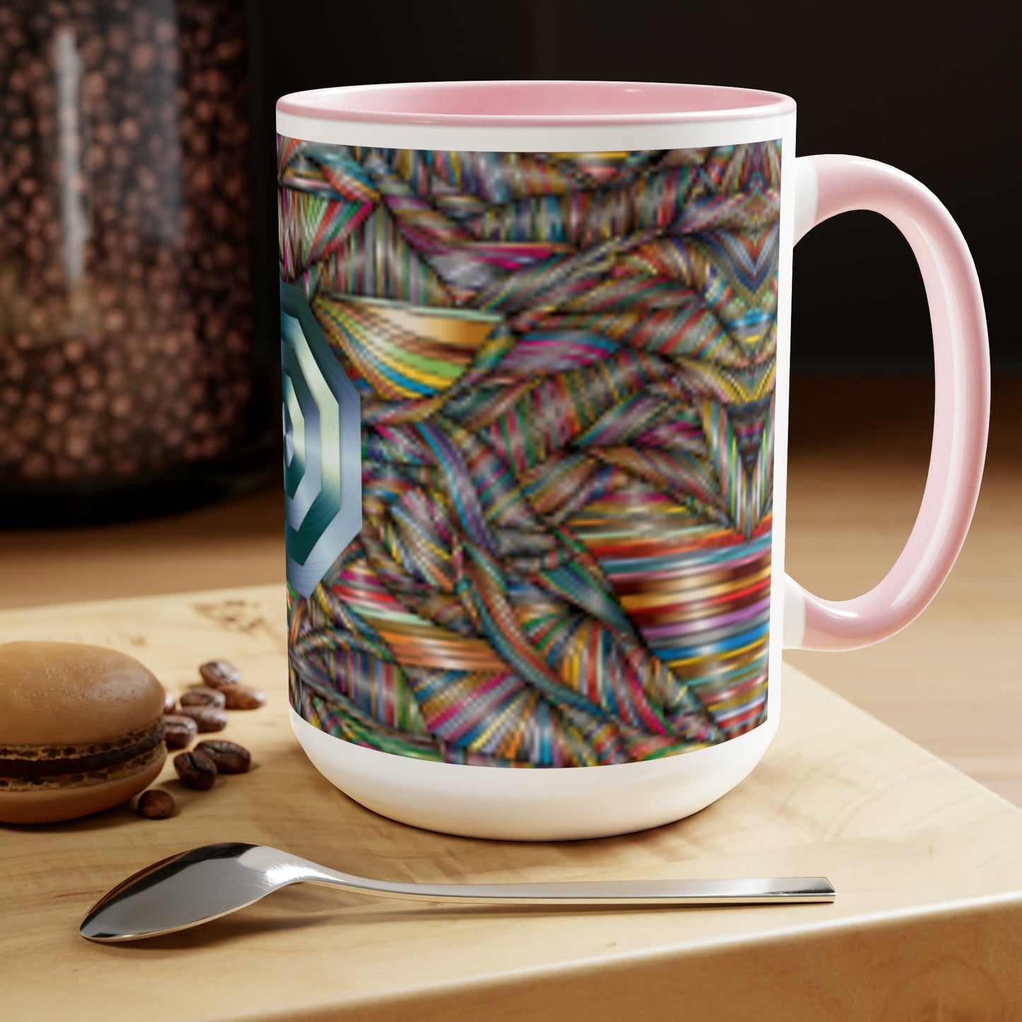 Cerebral Two-Tone Coffee Mugs, 15oz