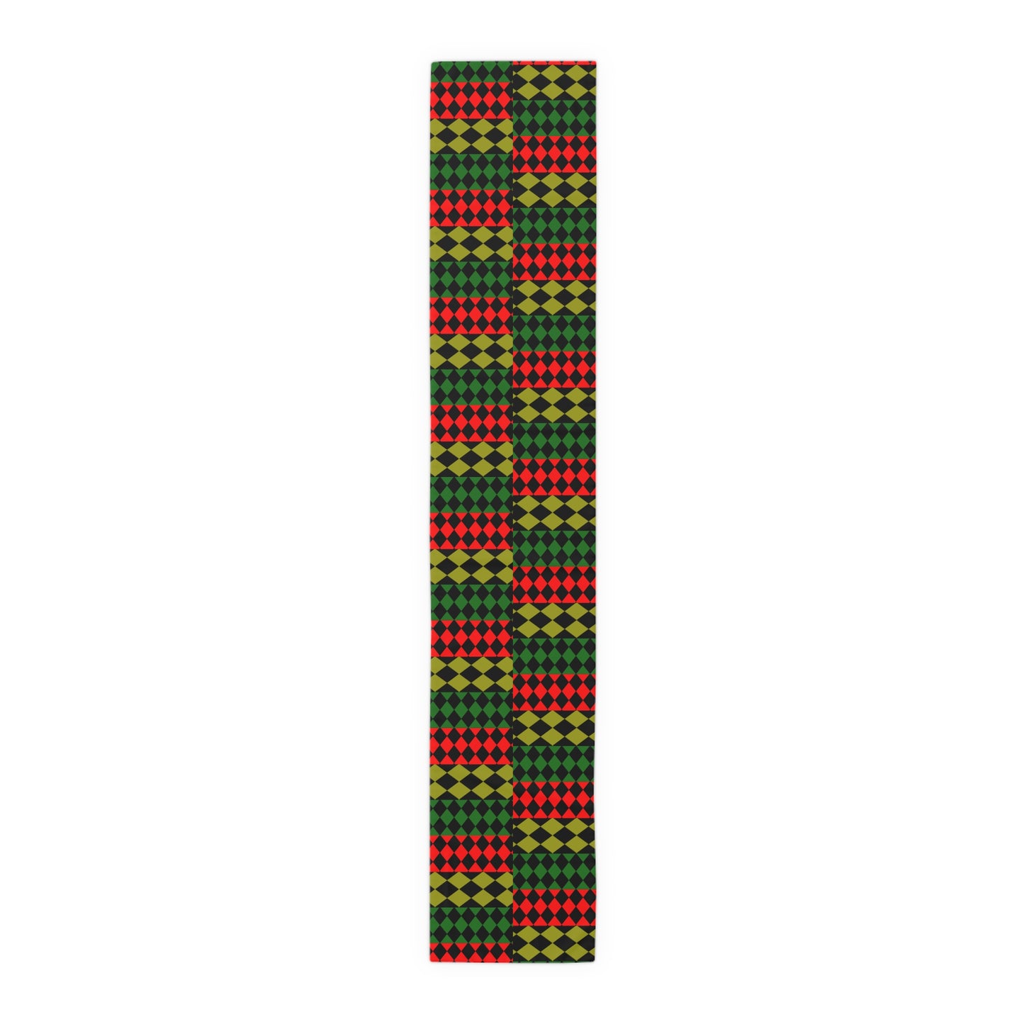 Pan African FLAG( Optical) Table Runner (Cotton, Poly)