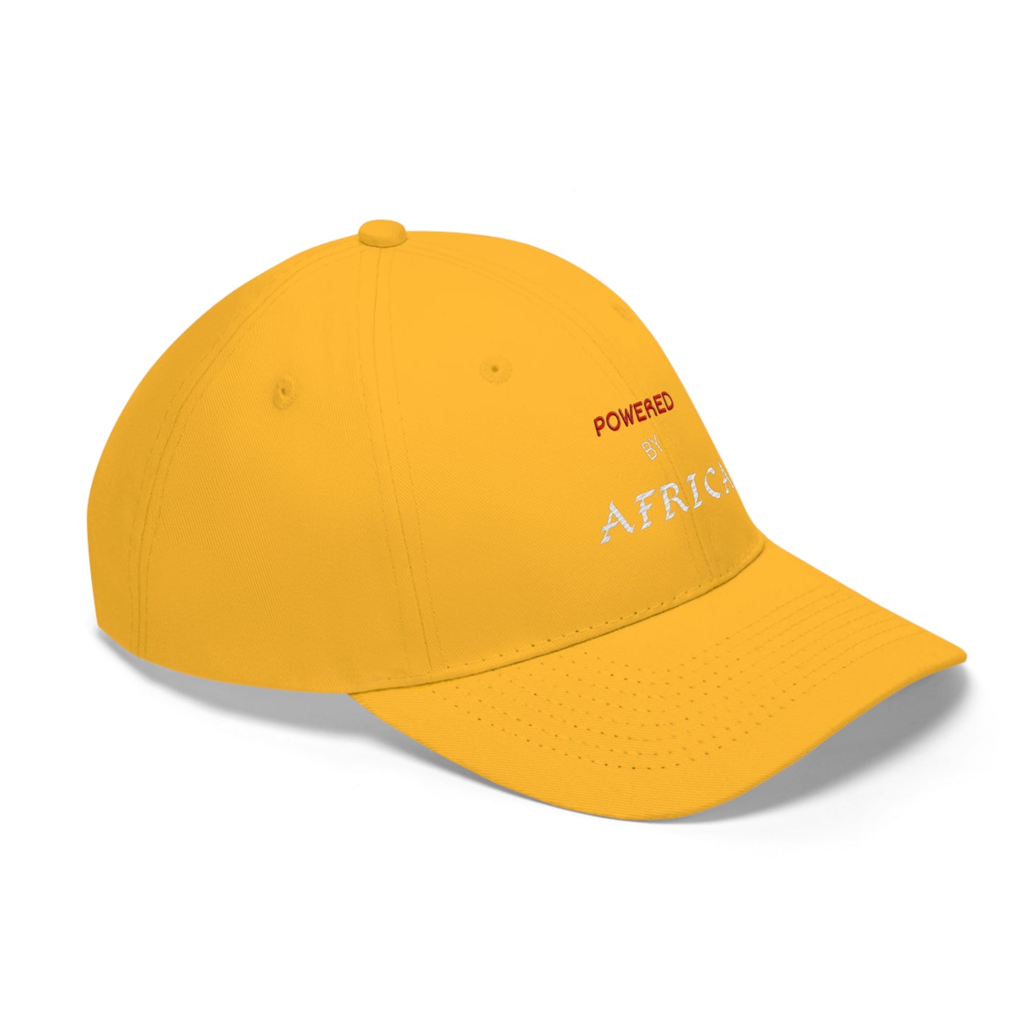 Powered By Africa (NB) (EMBROIDERED )  Unisex Twill Hat