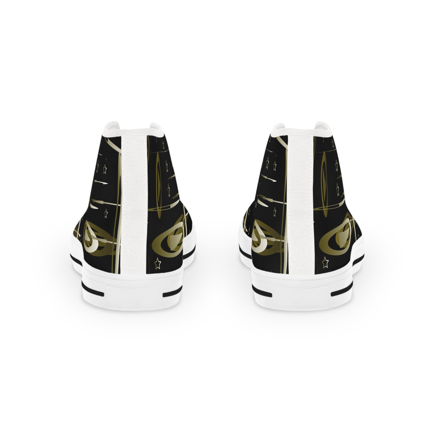 Gold Stars Men's High Top Sneakers