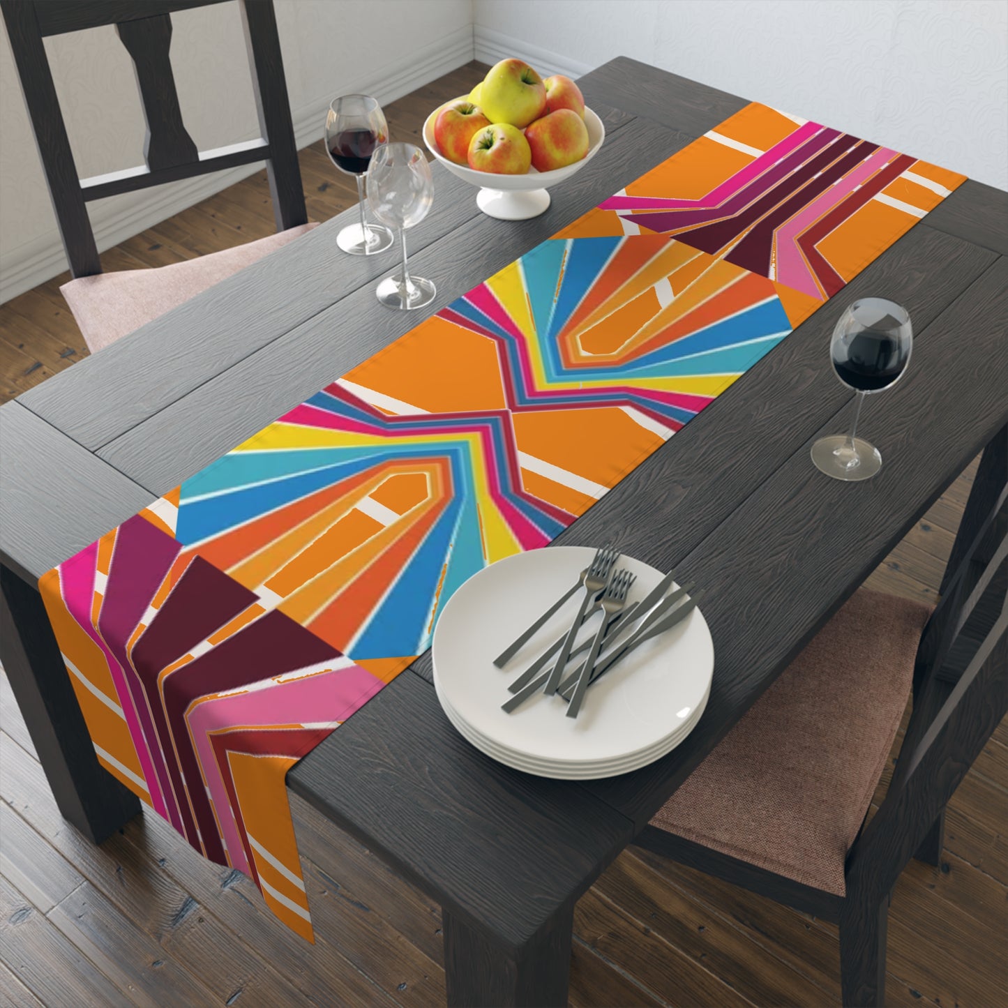 Bent Straw Table Runner (Cotton, Poly)