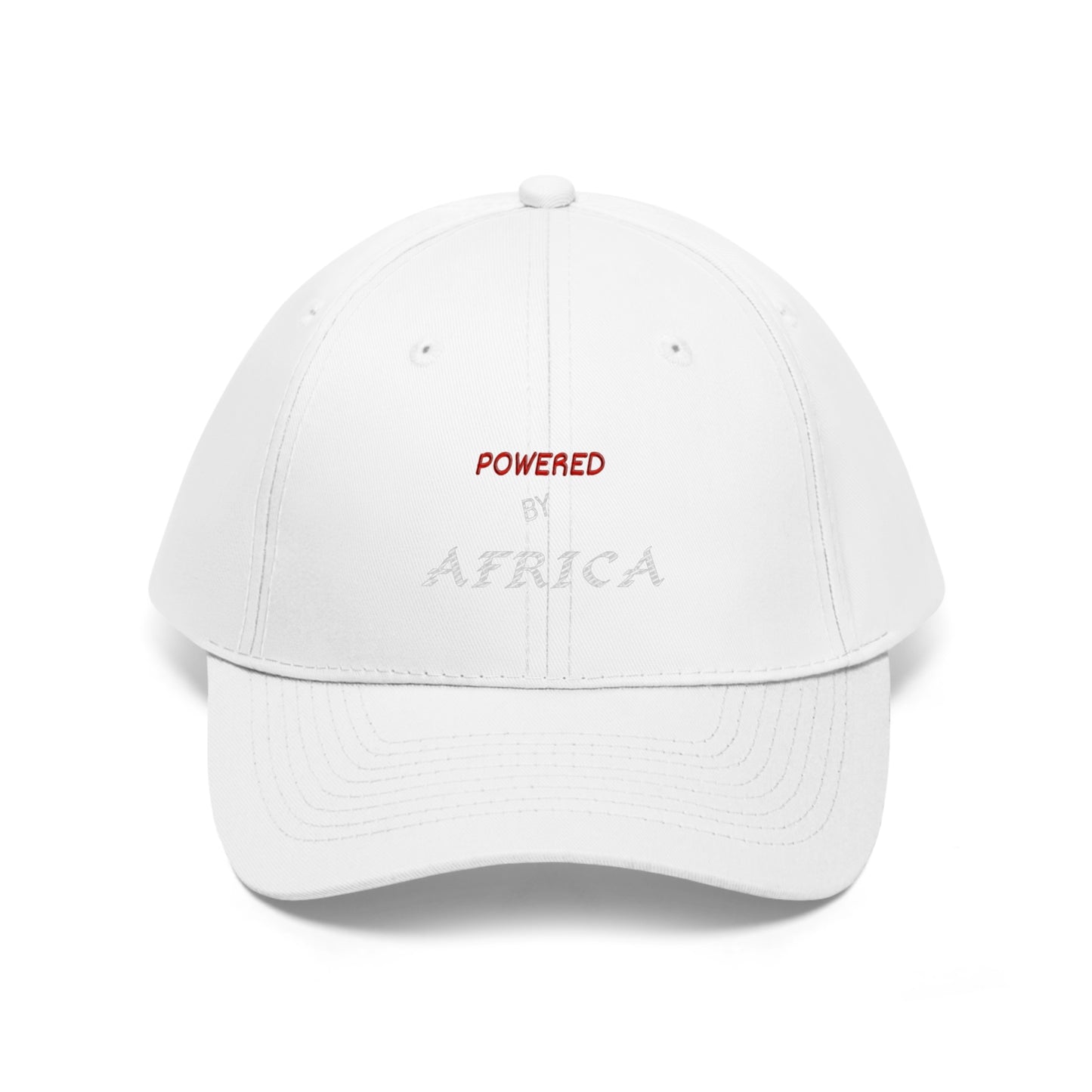 Powered By Africa (NB) (EMBROIDERED )  Unisex Twill Hat