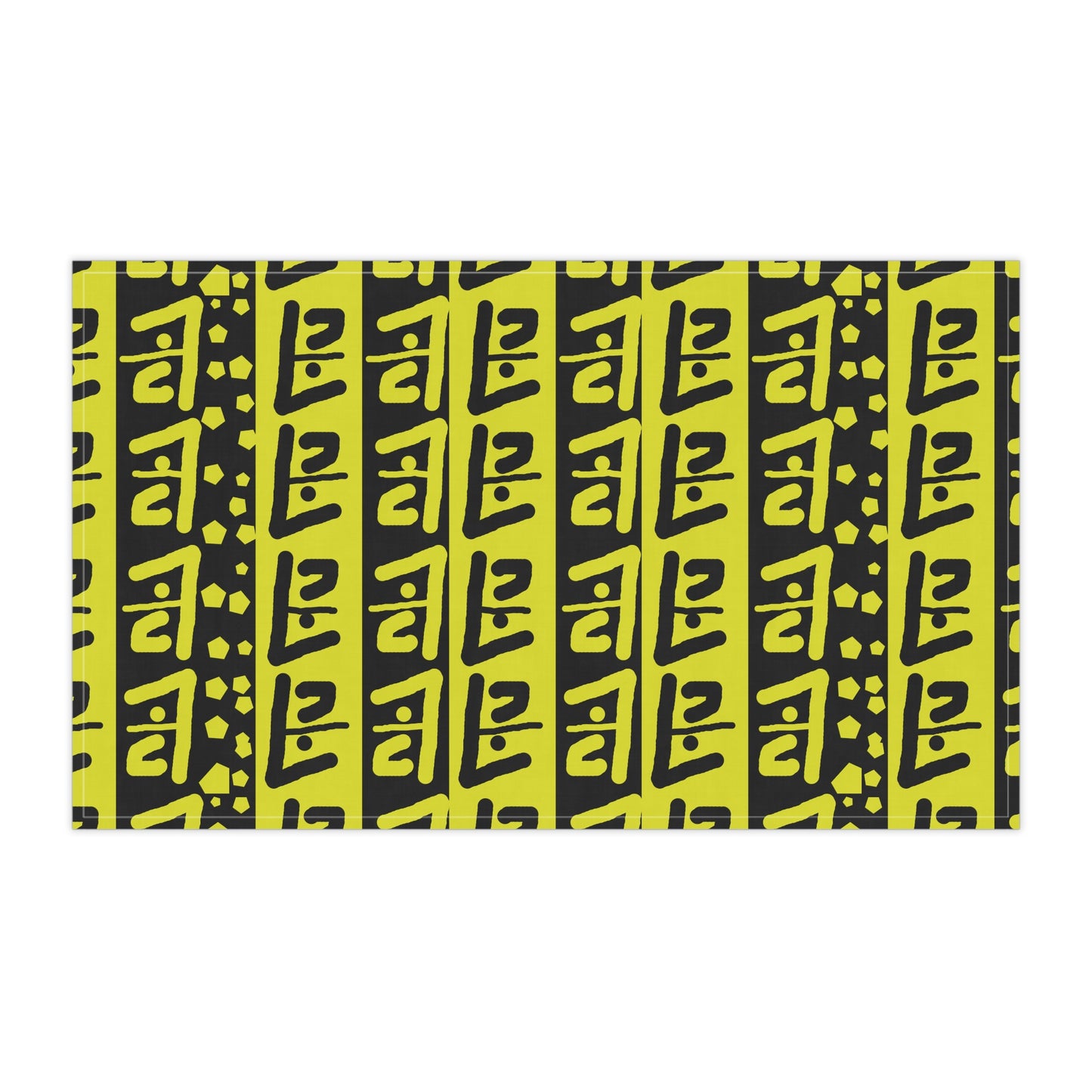 Black & Gold Q Kitchen Towel