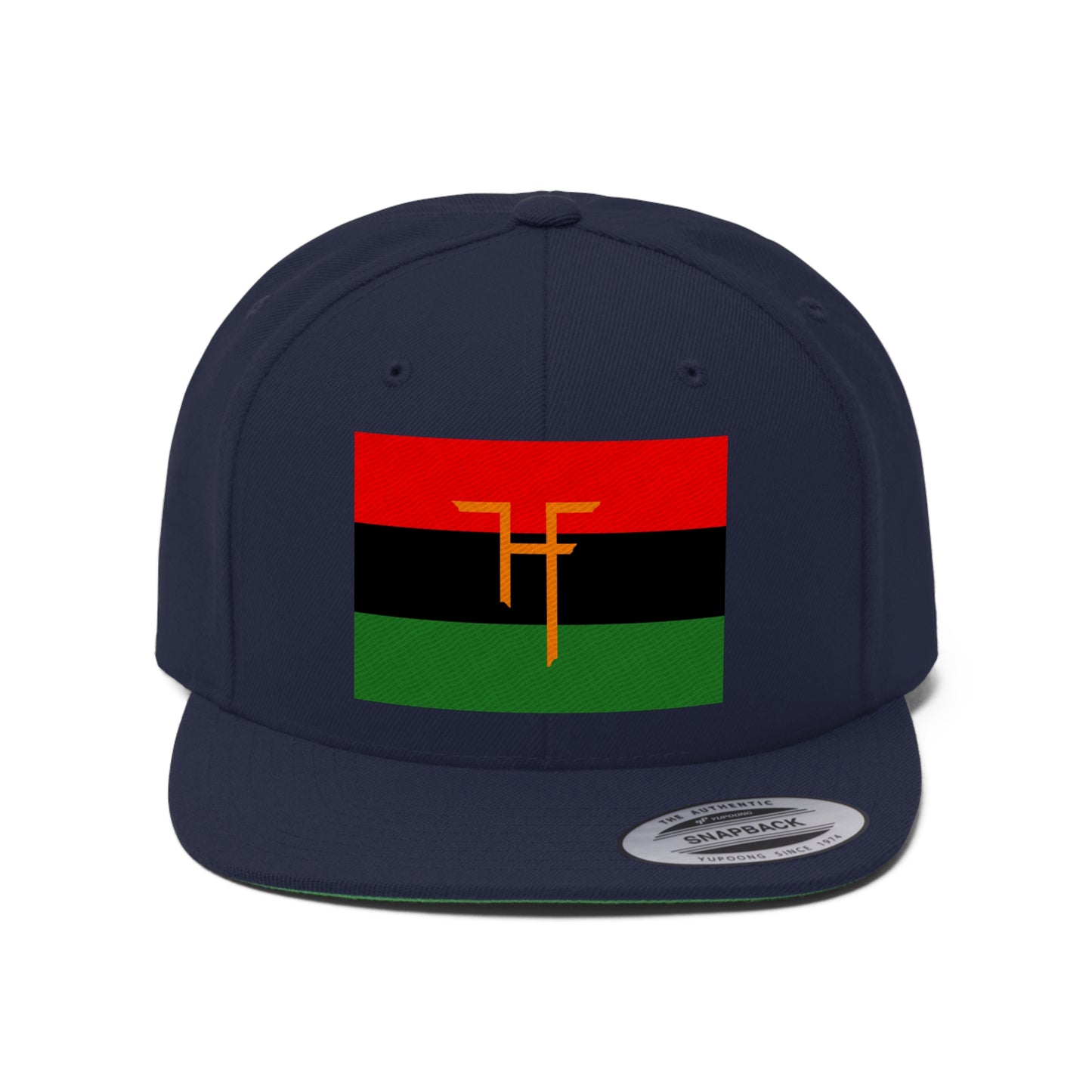 T F H DIASPORA FLAG (EMBROIDERED)  Unisex Flat Bill Hat