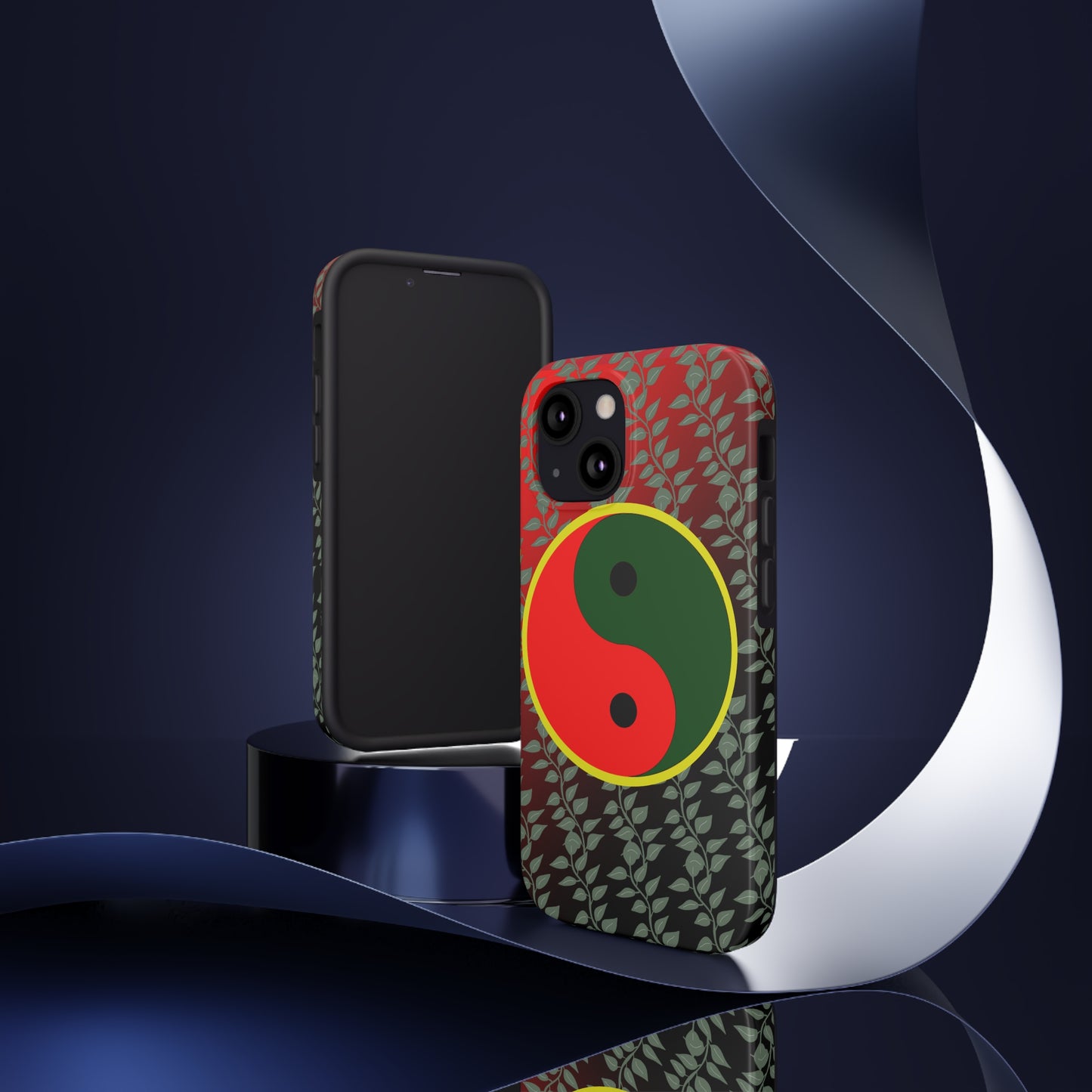 Afro Yen and Yang Tough Phone Cases, Case-Mate