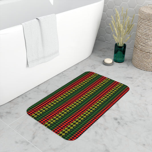 Pan African FLAG Memory Foam Bath Mat