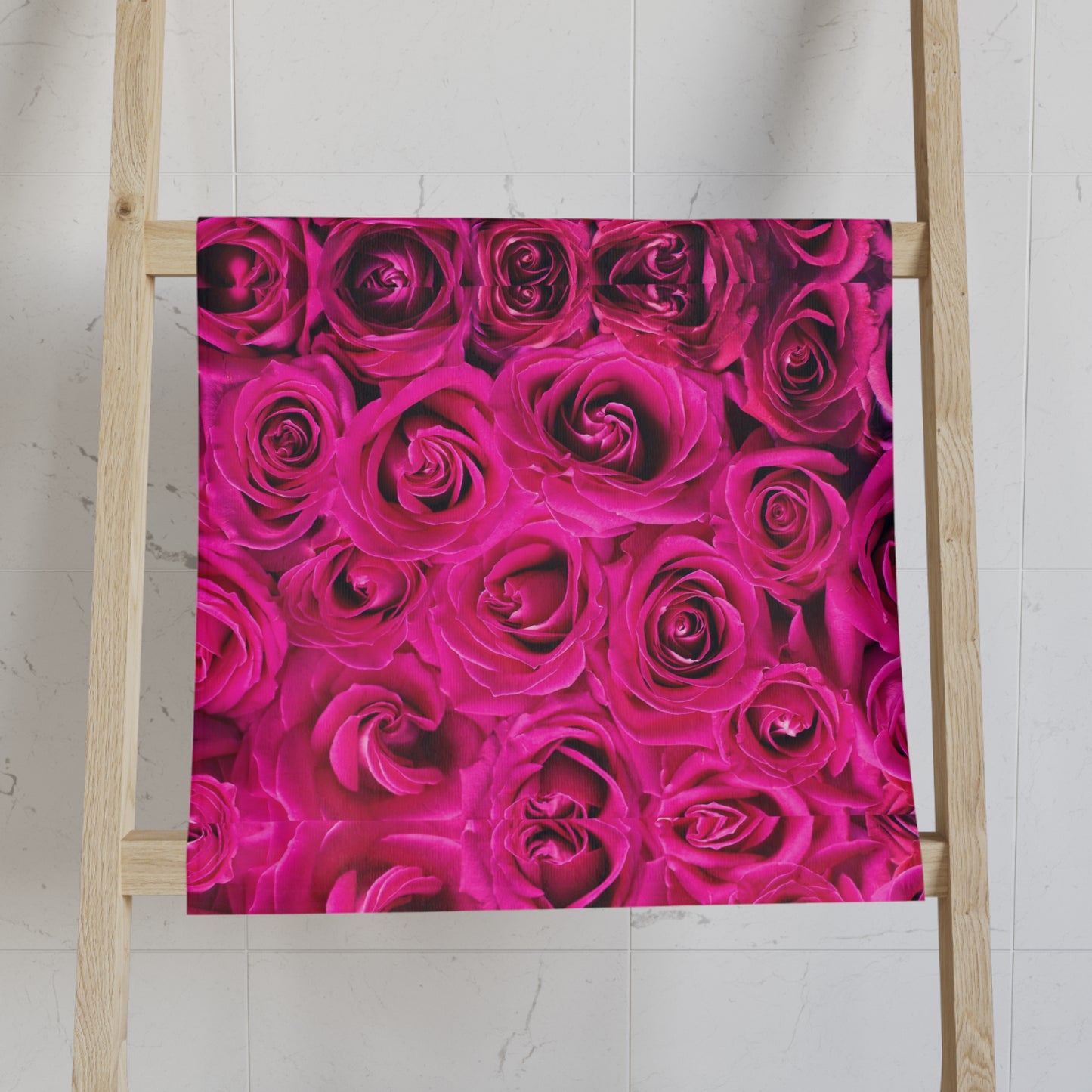 Pink-Roses Hand Towel