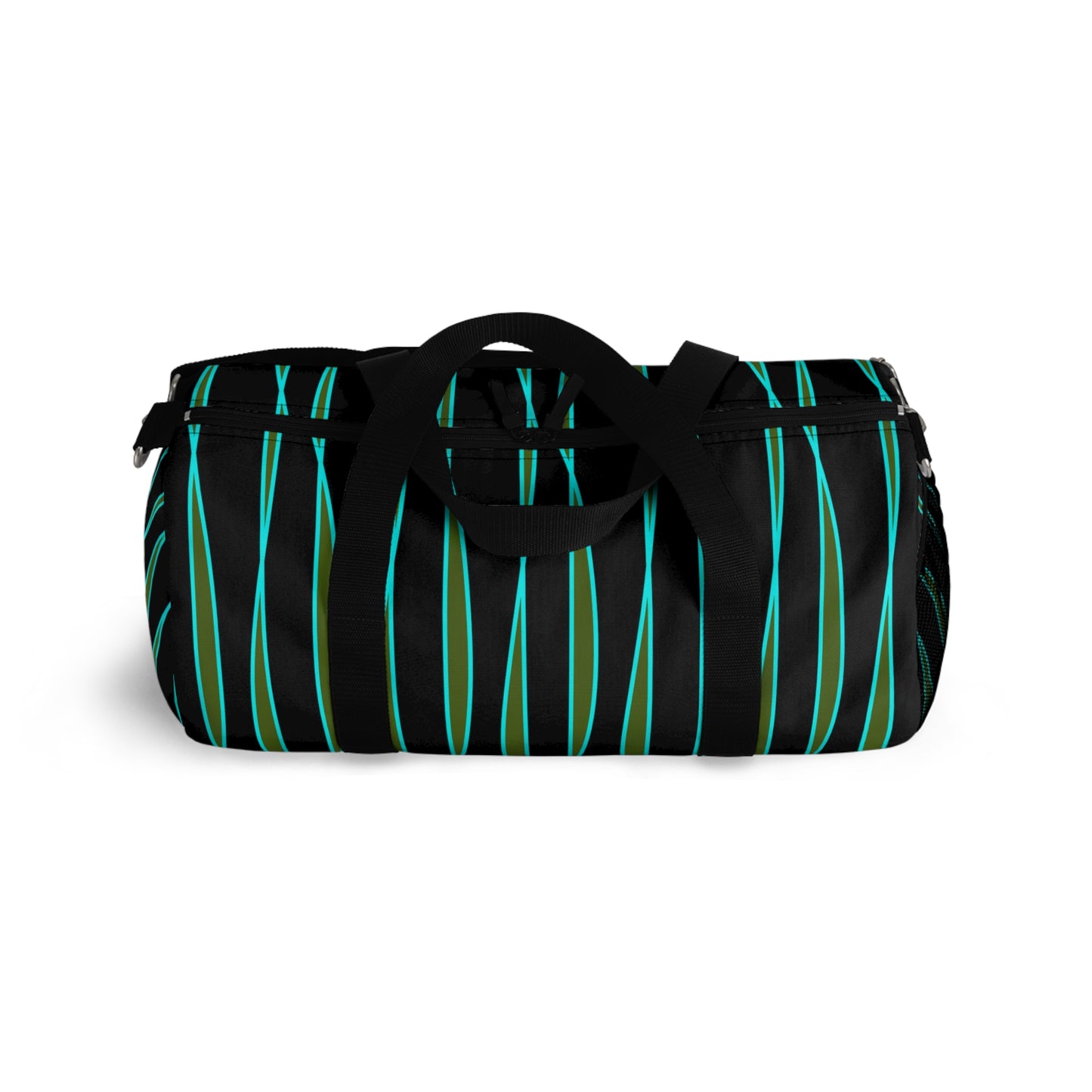 Light Ribbons (Black) Duffel Bag