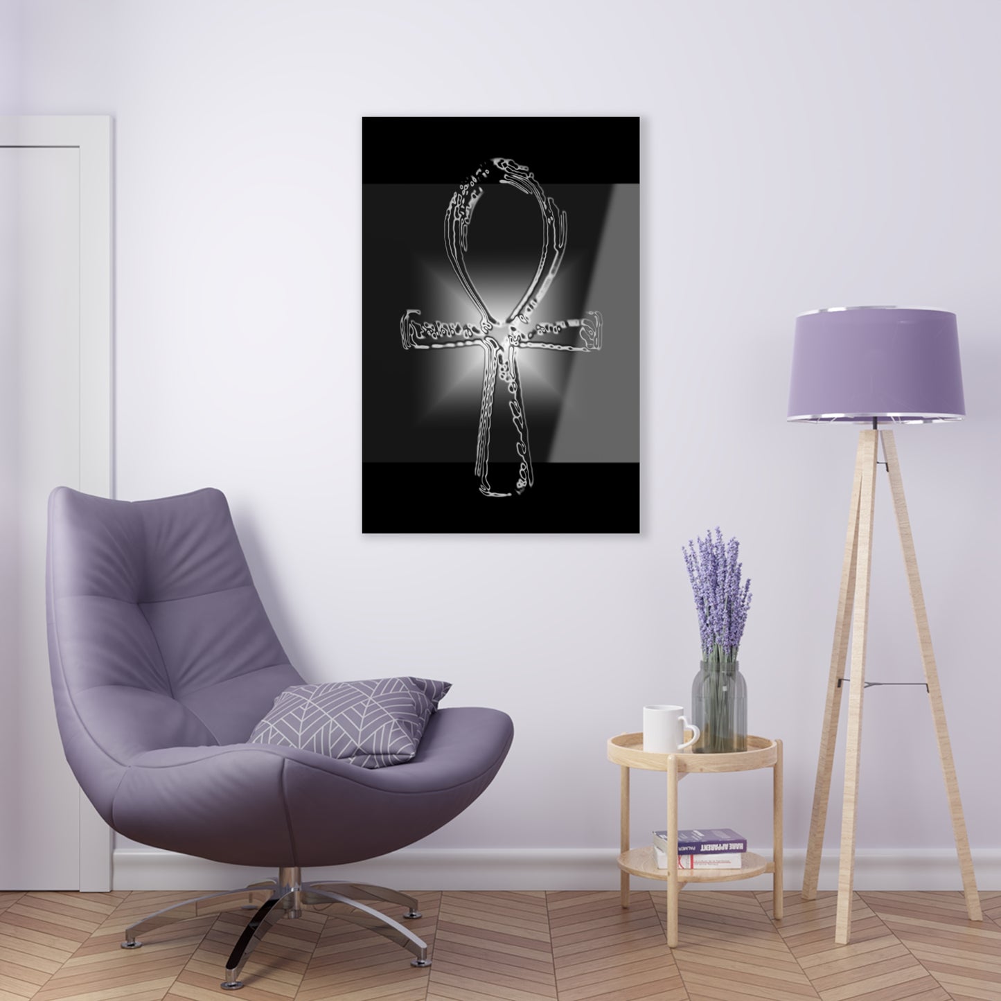 Glass Ankh Acrylic Prints