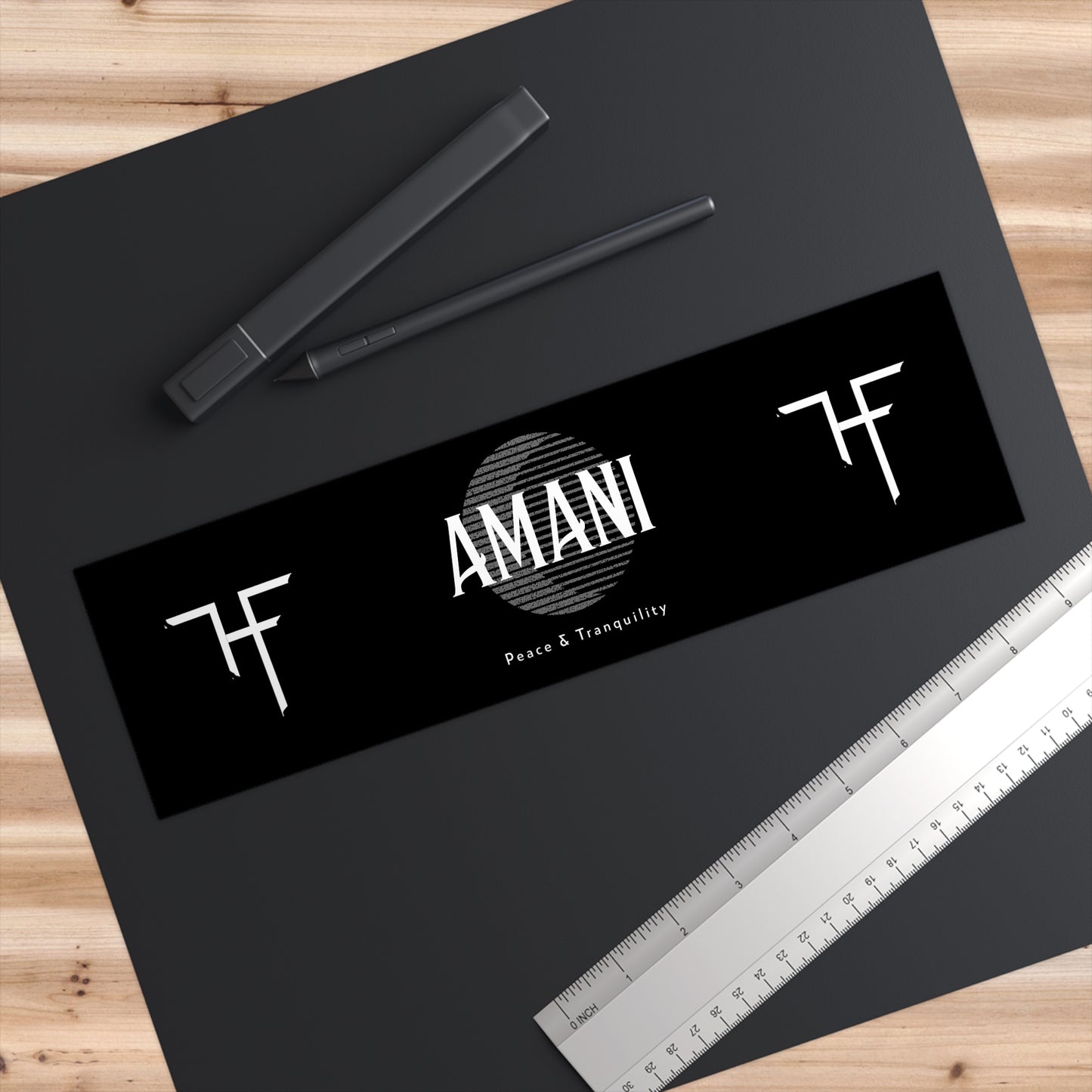 Amani Piece and Tranquility Bumper Stickers