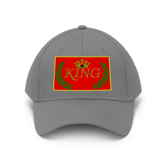 KING (EMBROIDERED ) Unisex Twill Hat