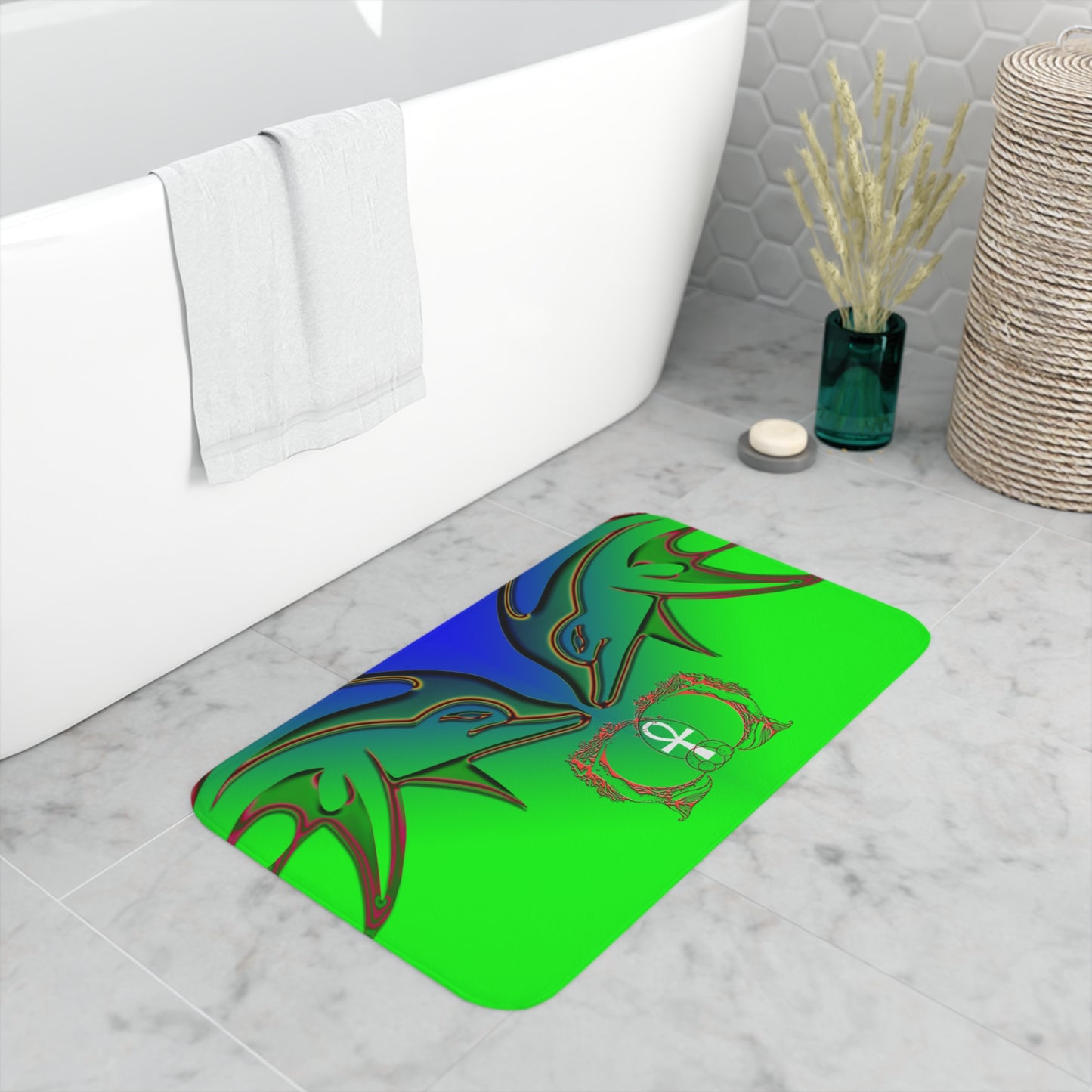 Mammalian Knowledge   Memory Foam Bath Mat