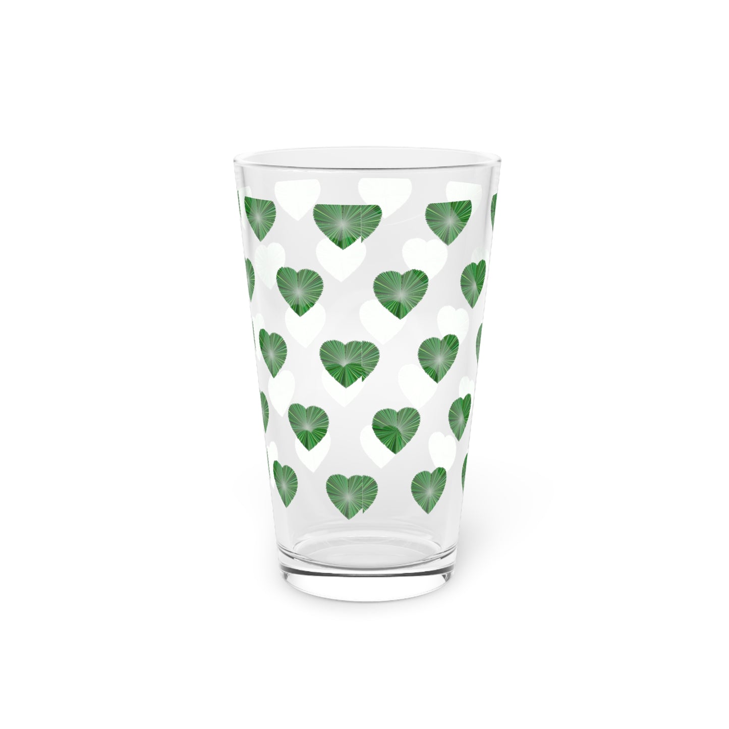 Heart Grass Animals  Pint Glass, 16oz