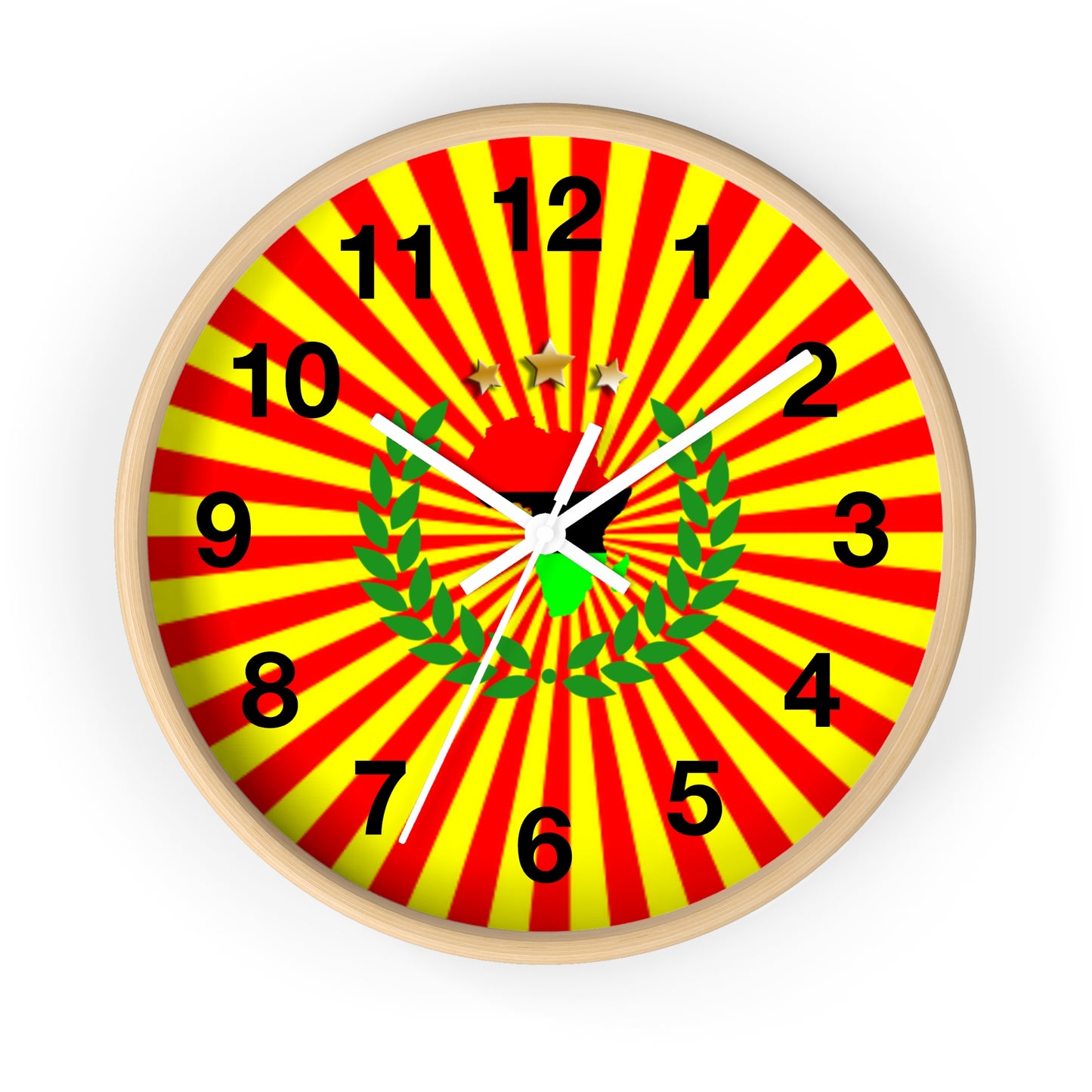 African Sun Ray's Wall clock