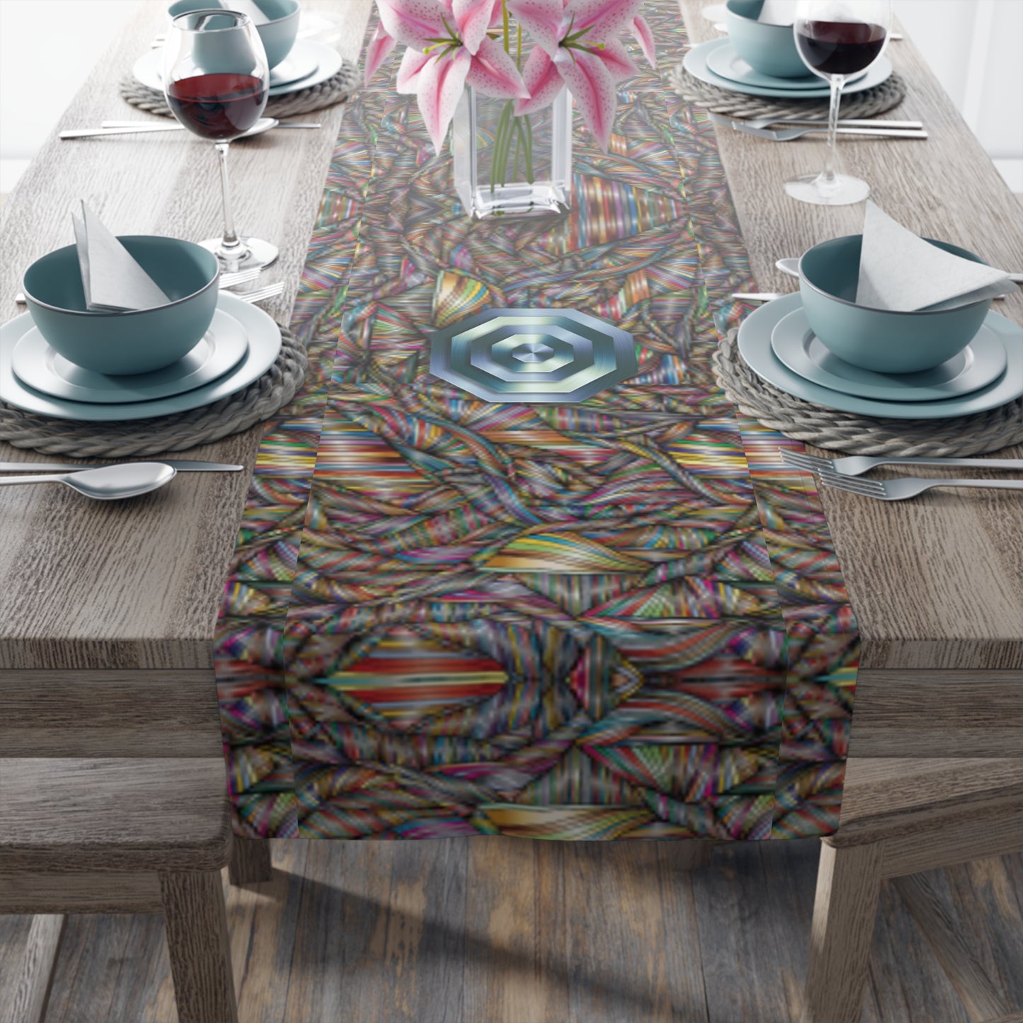 Cerebral Table Runner (Cotton, Poly)