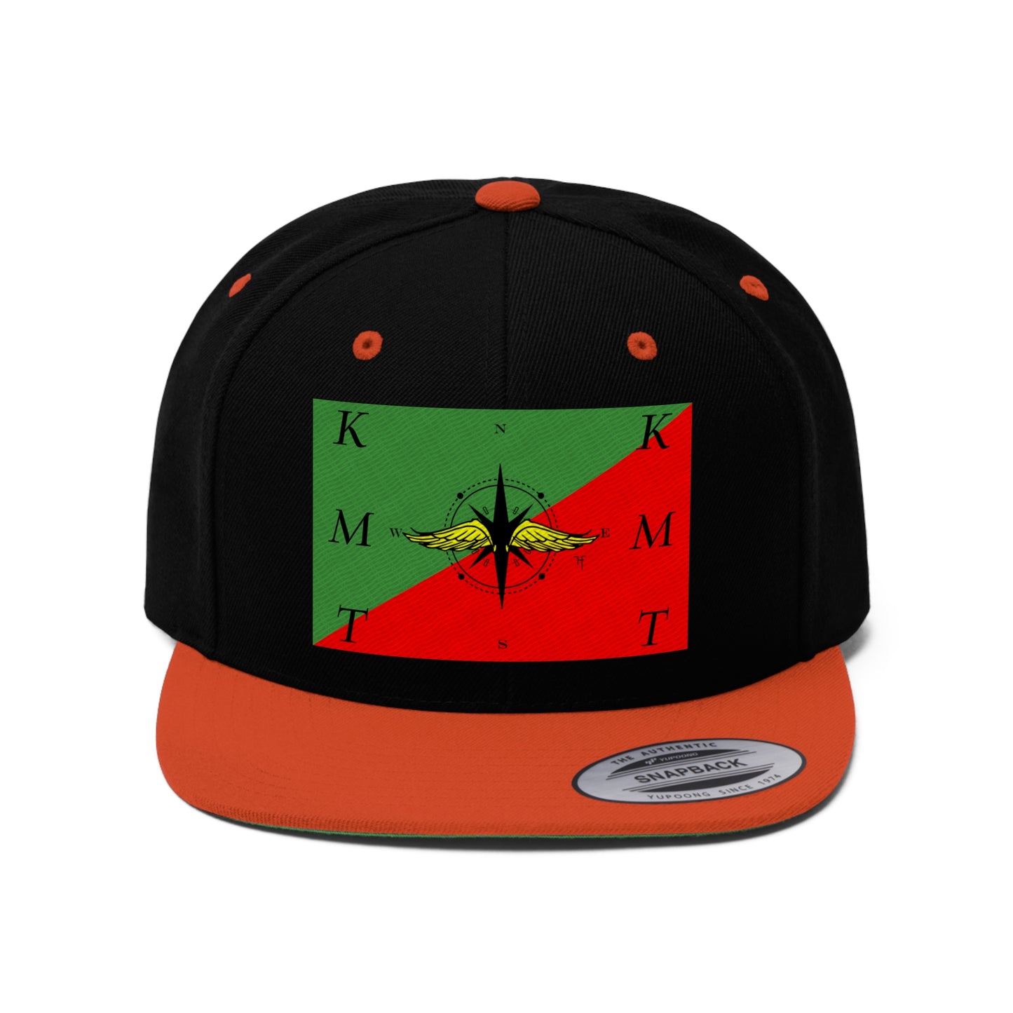 K M T ( KEMET) (EMBROIDERED)  Unisex Flat Bill Hat