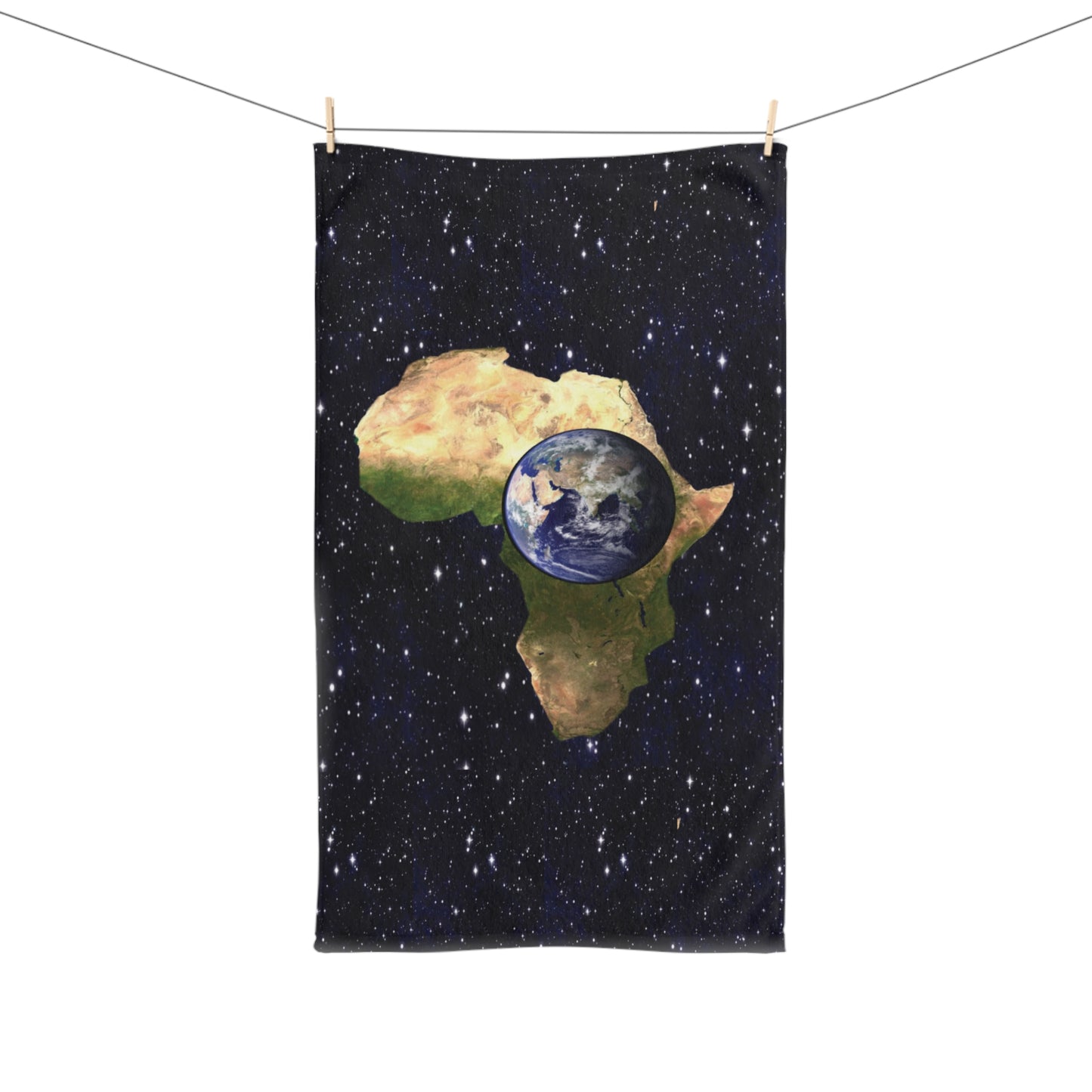 Earth In Africa   Hand Towel