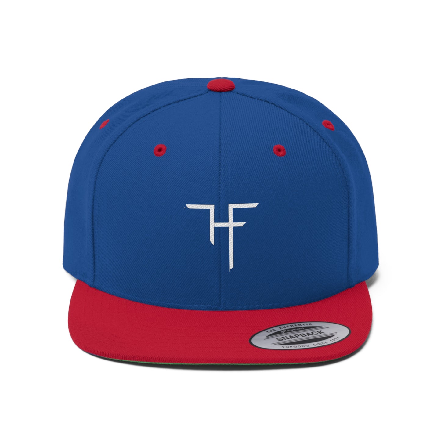 T F H (EMBROIDERED)  Unisex Flat Bill Hat