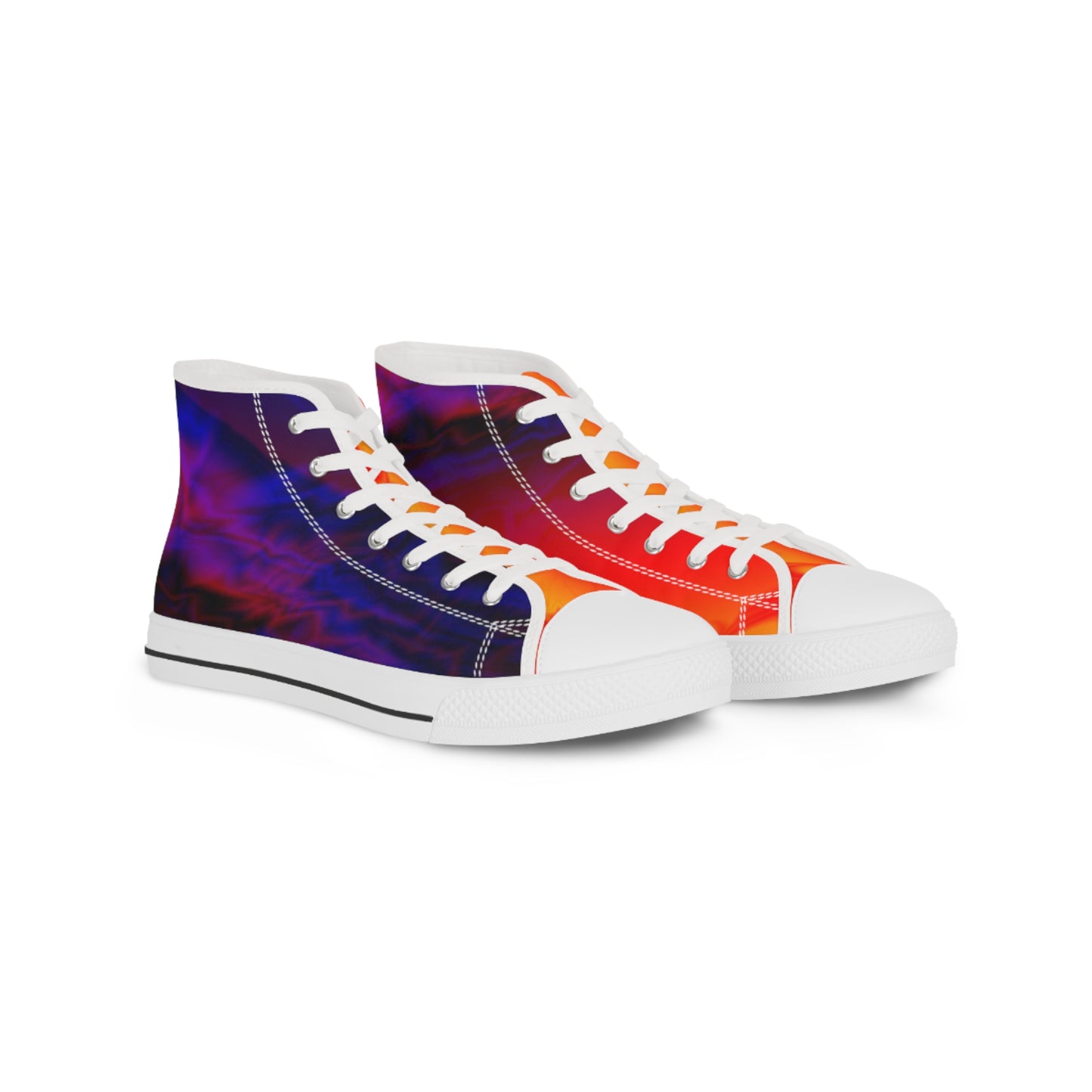 Afro Fire Bird Men's High Top Sneakers