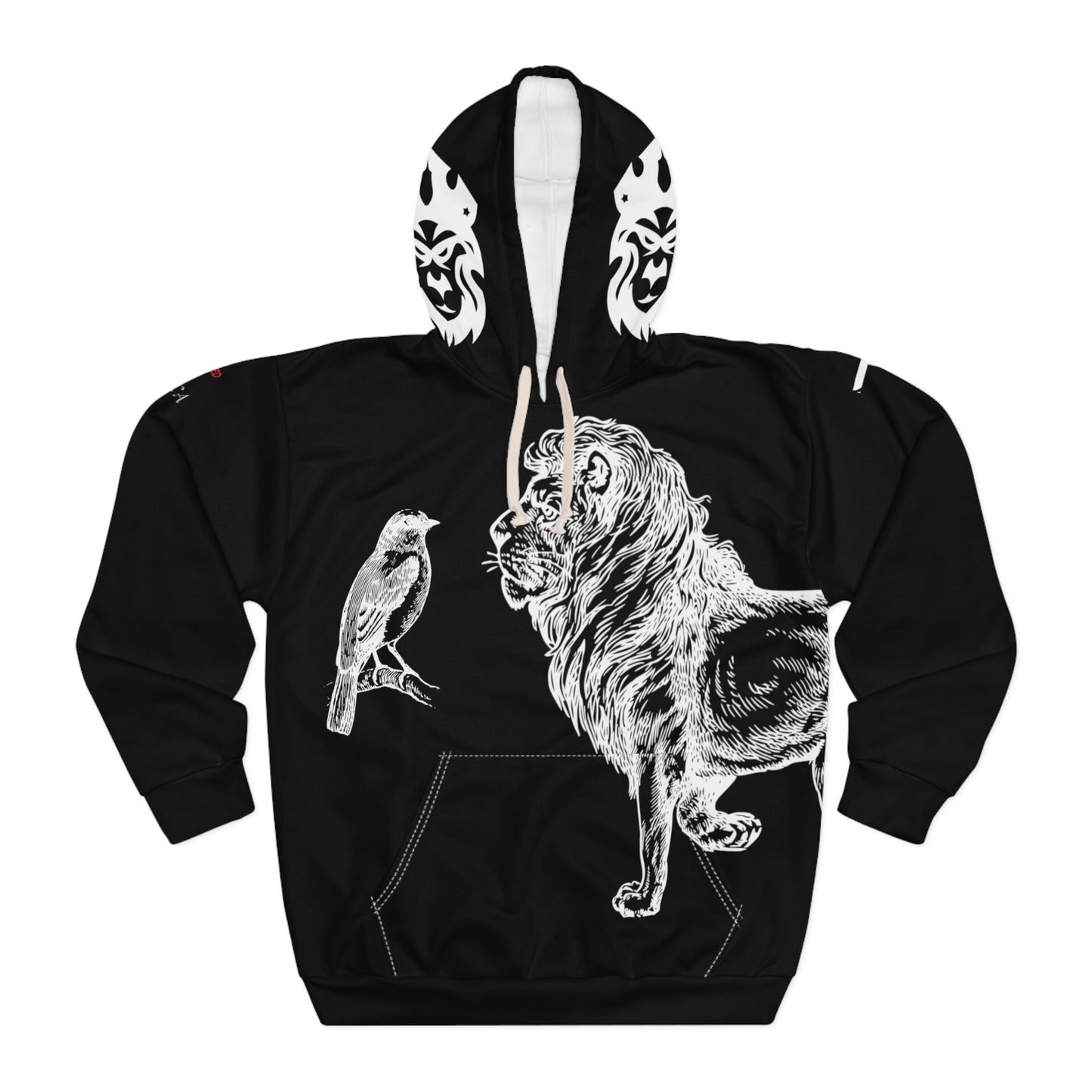 Bird with Lion Pullover Hoodie