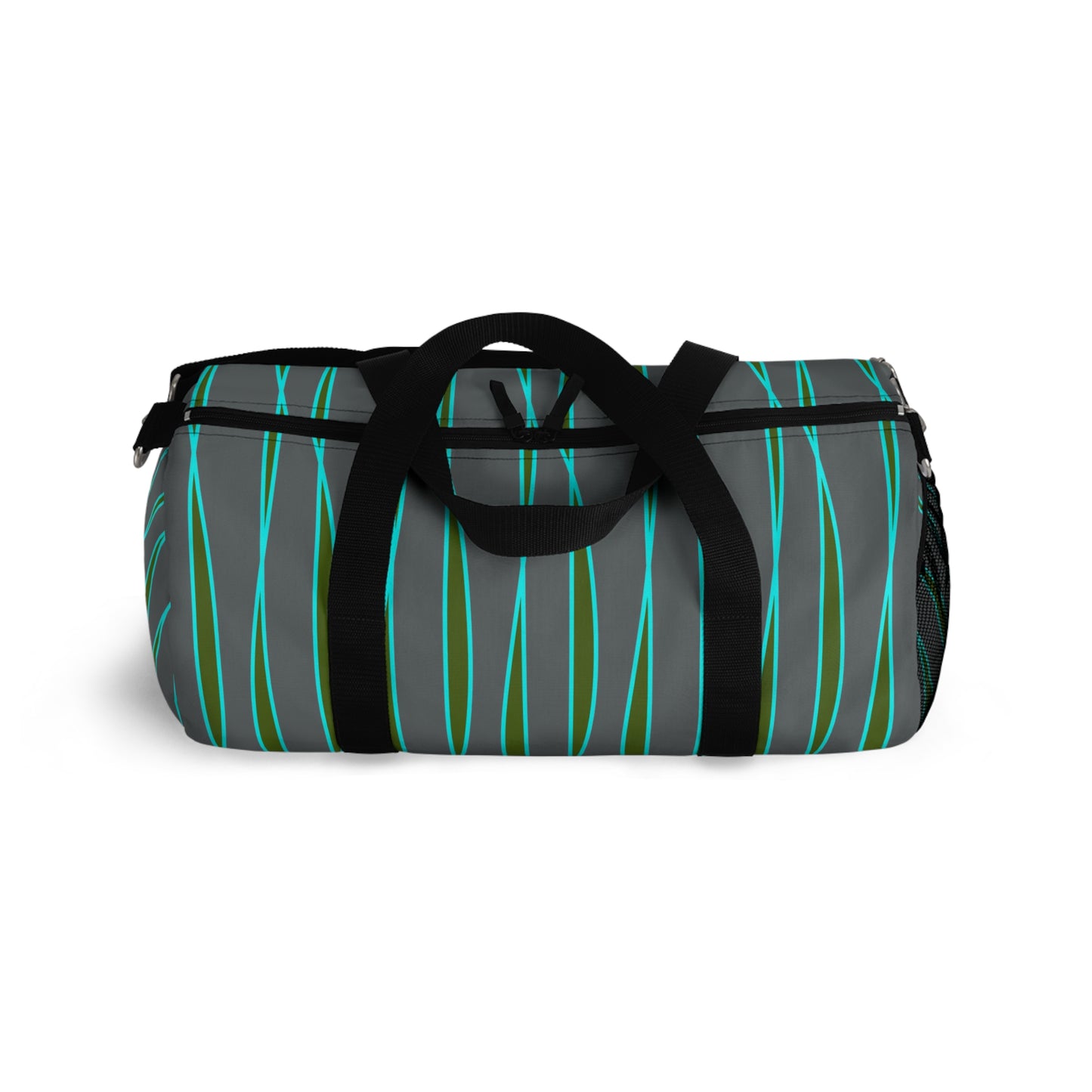 Light Ribbons (Gray) Duffel Bag