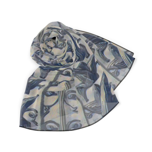 Janet Birds m Poly Scarf