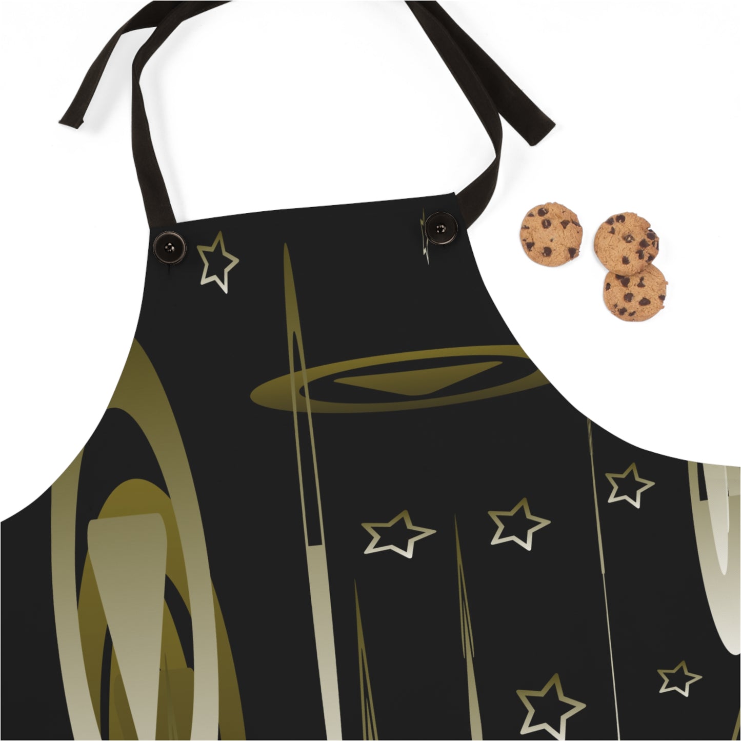 Gold  Stars Apron (AOP)