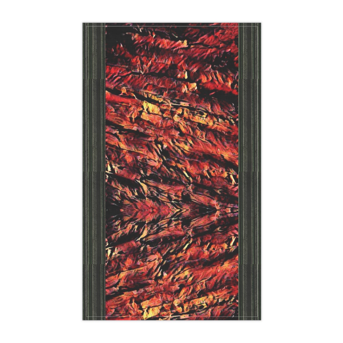 Red  Wood Kitchen Towel