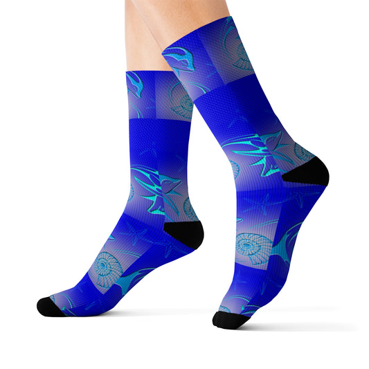 LARGE DOLPHIN PROJECT Tubed Socks