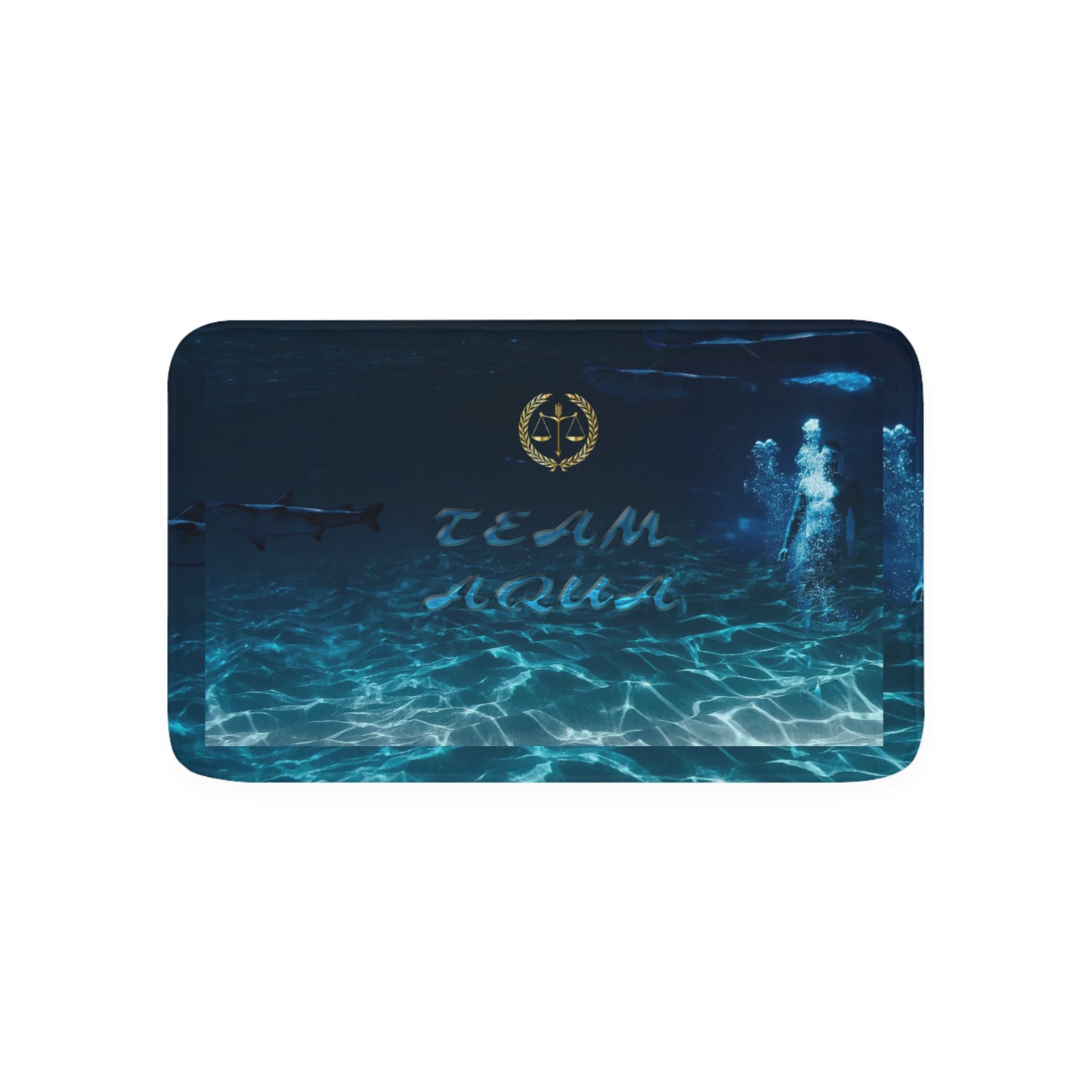 Team  Aqua Memory Foam Bath Mat