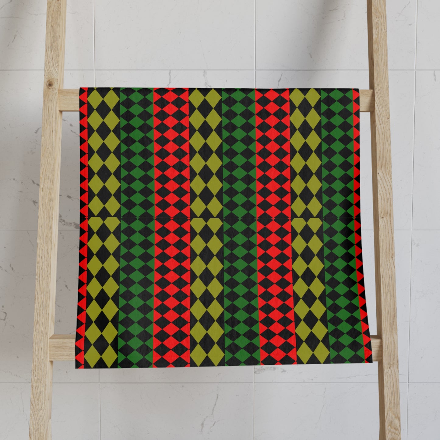 Pan African Flag Hand Towel