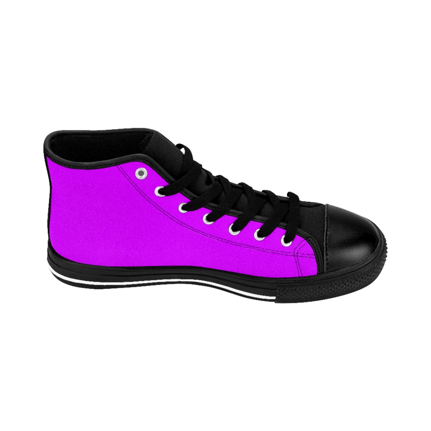 Purple Butterfly Women's Classic Sneakers