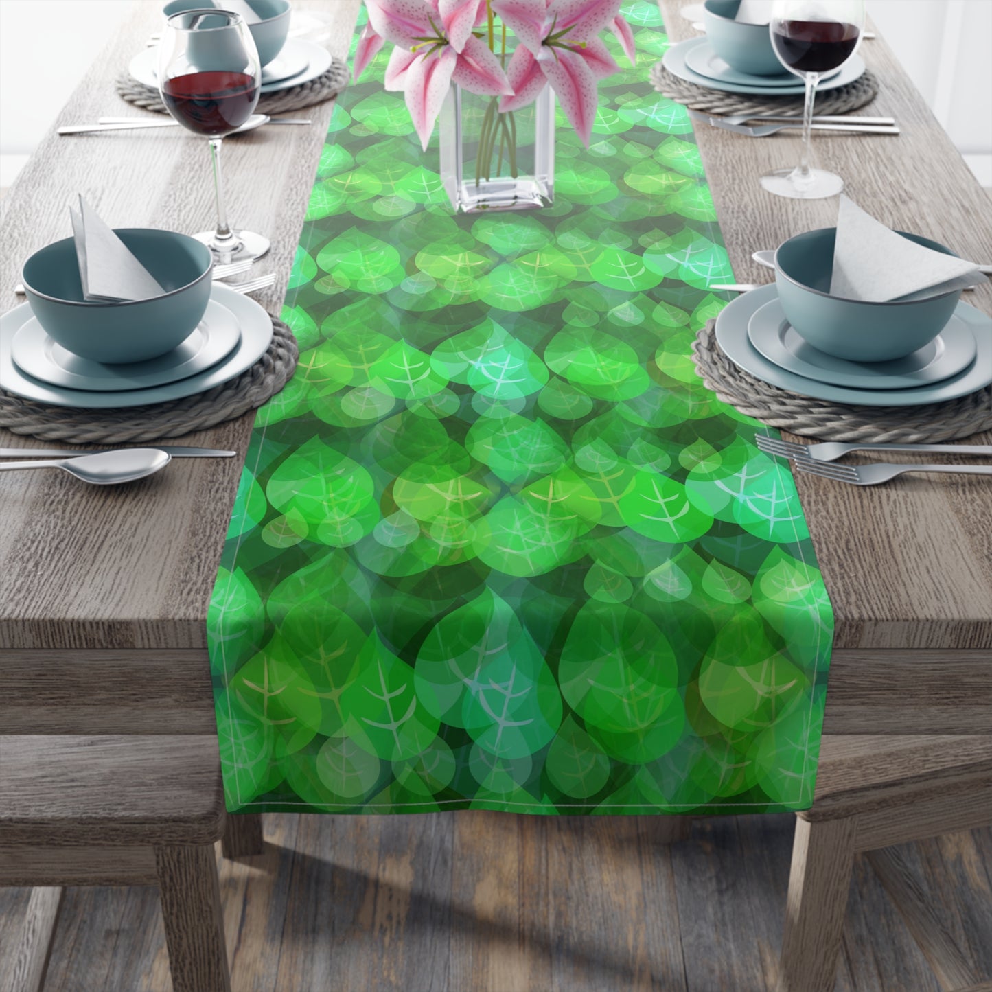 Jacobs Leaves Table Runner (Cotton, Poly)