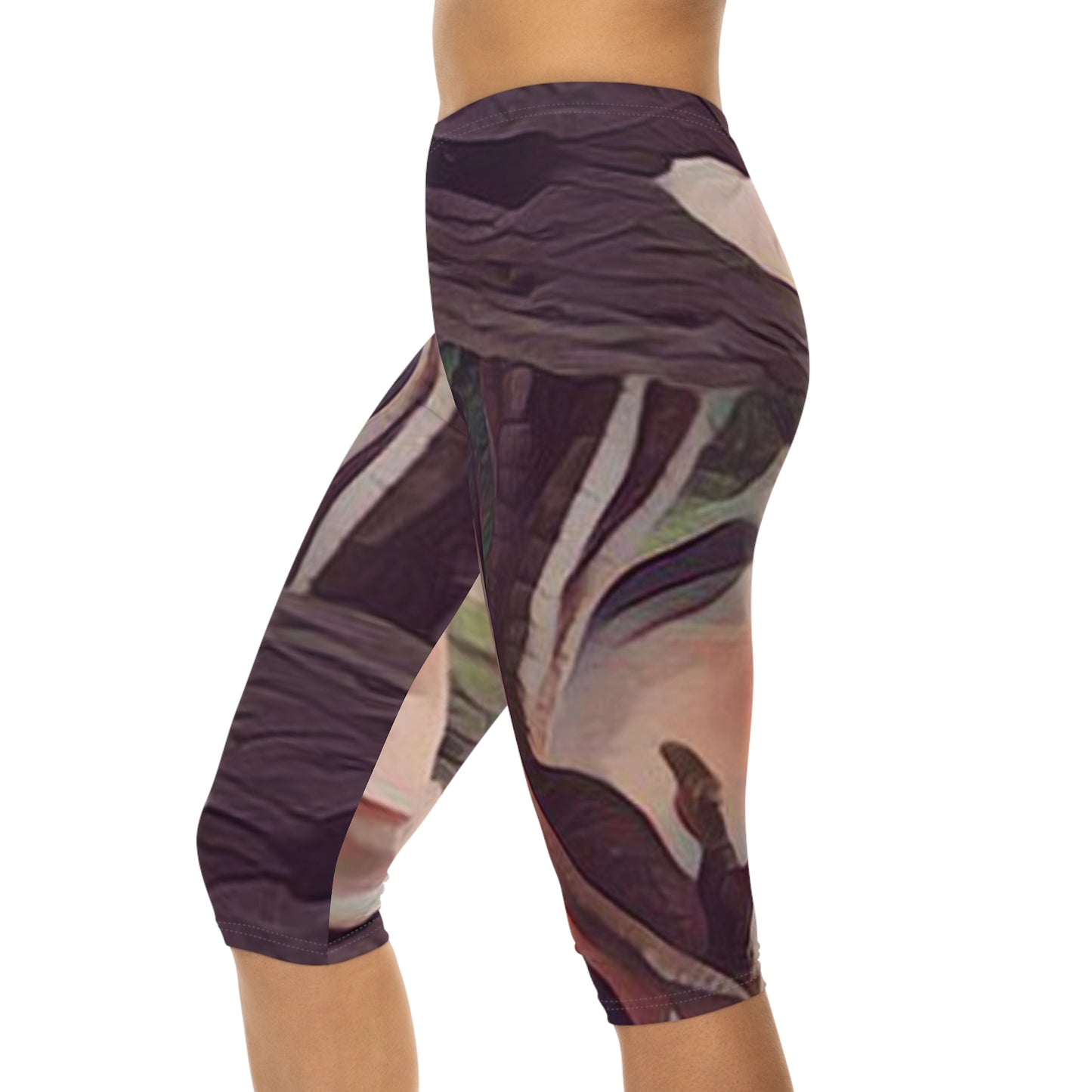 DINO Women’s Capri Leggings (AOP)