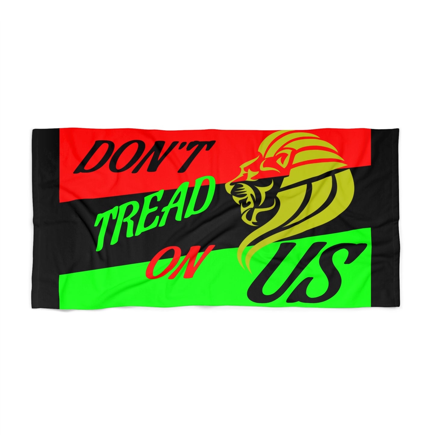 Don't Tread On US Beach Towel