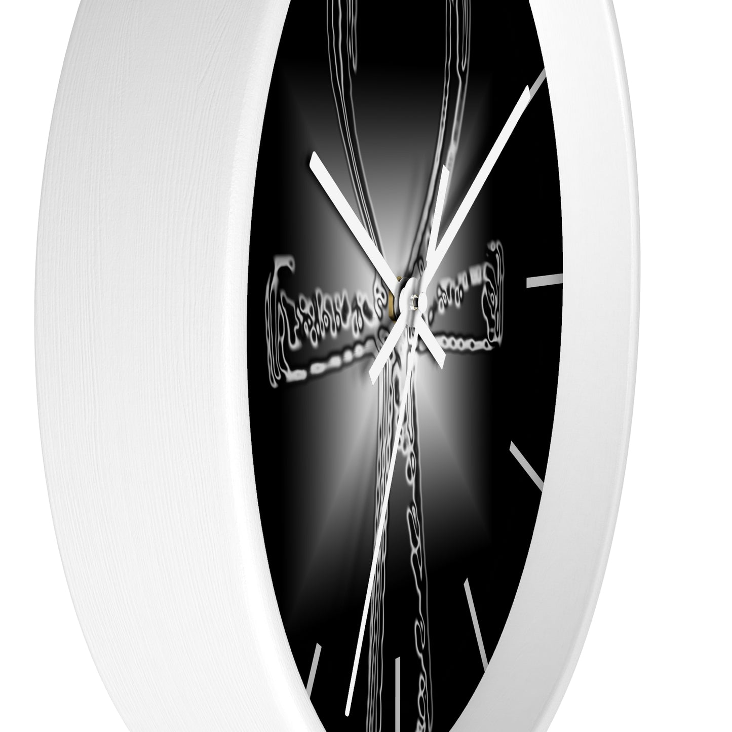 Glass Ankh Wall clock